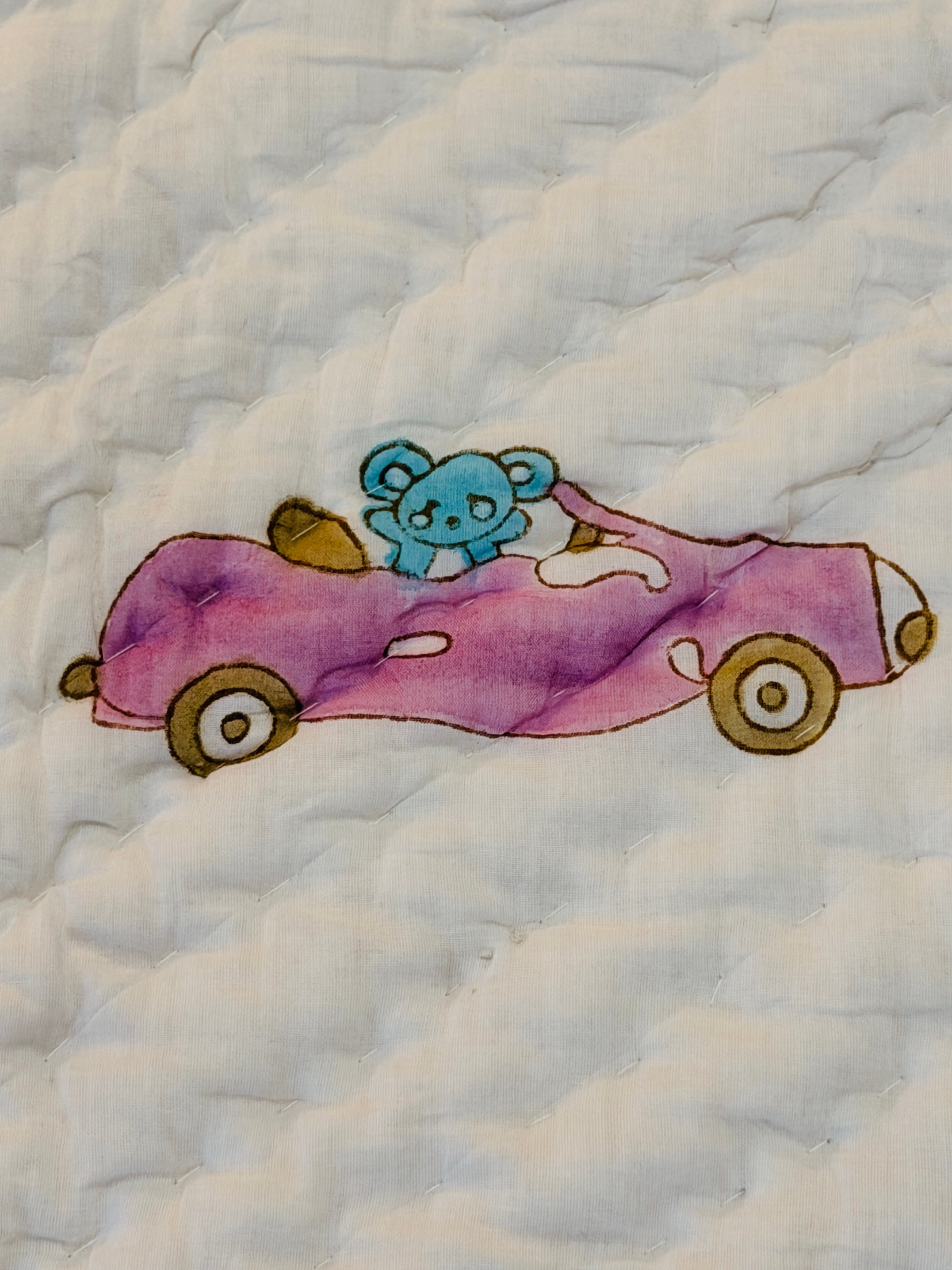 Car Lover Toddler Reversible Quilt