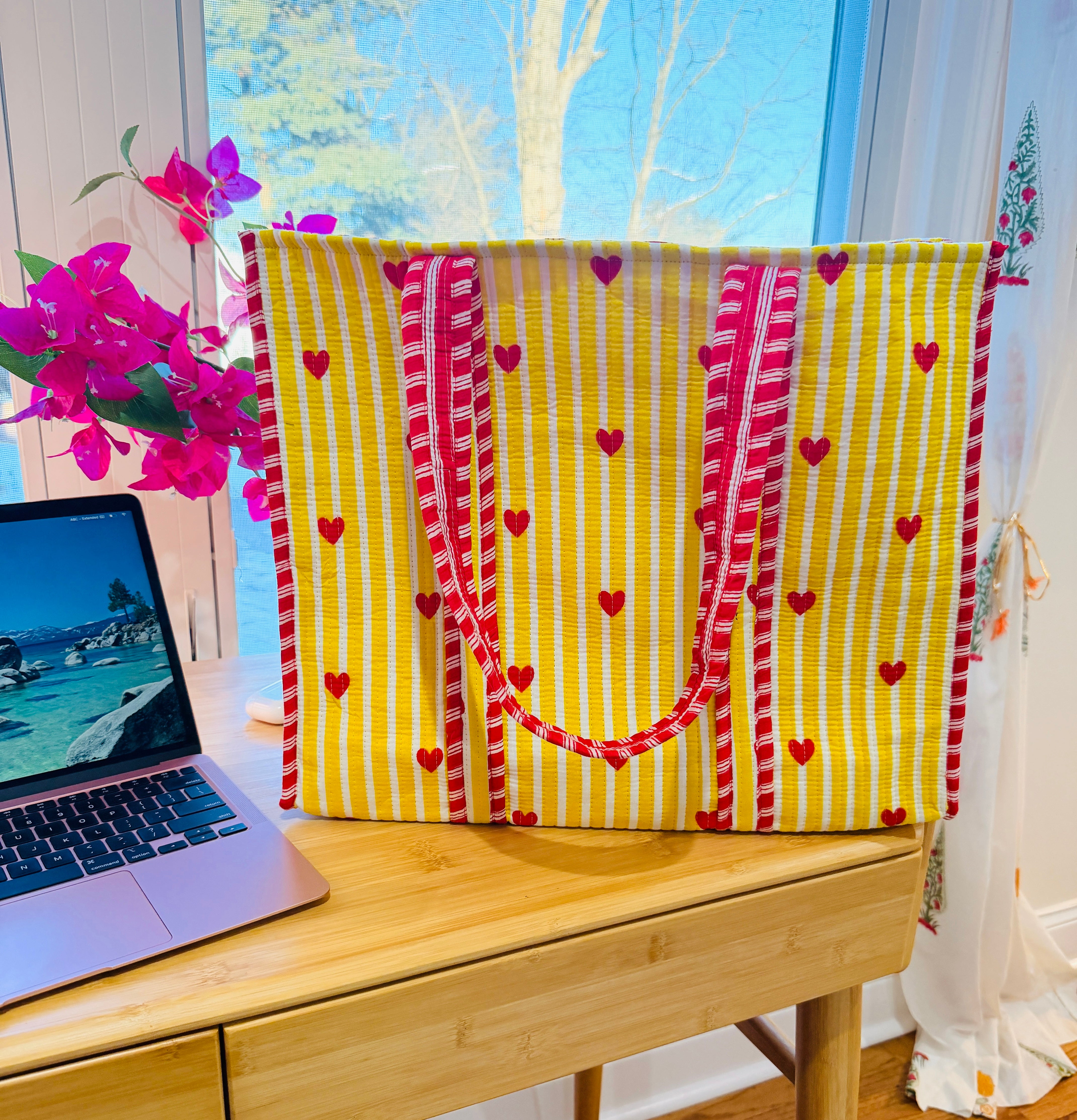 Handmade Quilted Everyday Tote Bag