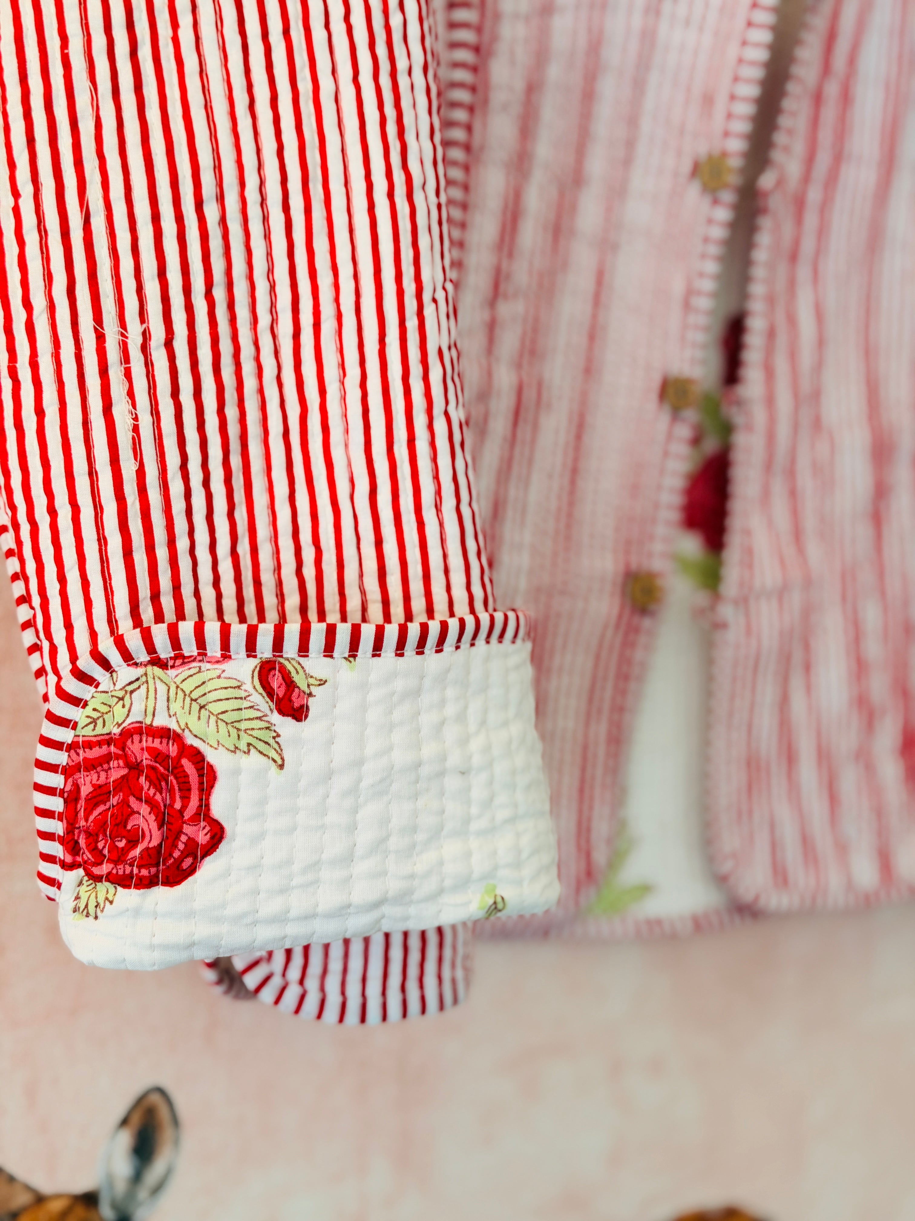 Rose Garden Quilted Cotton Jacket