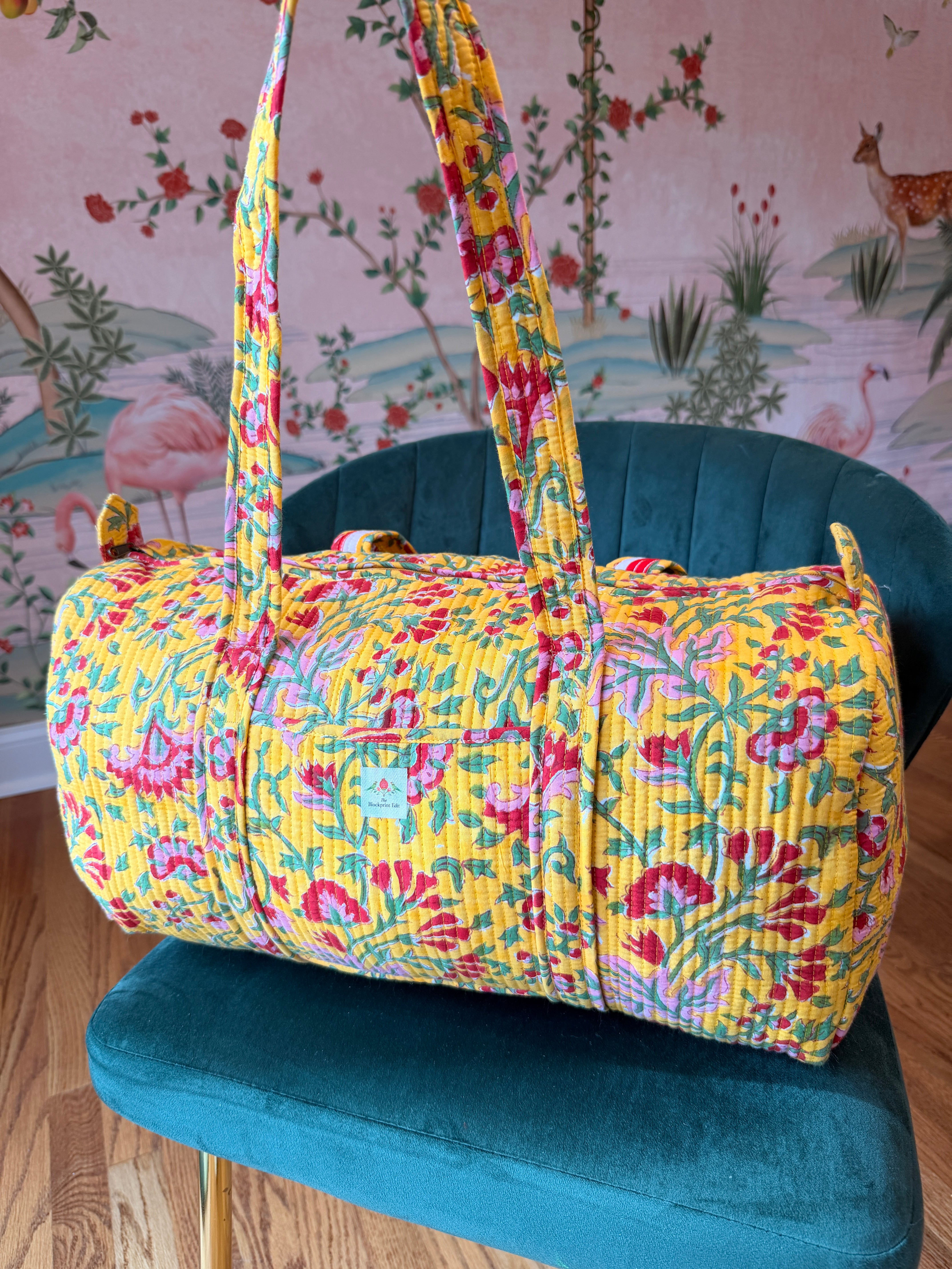 Meadow Handmade Weekender Duffle Bag