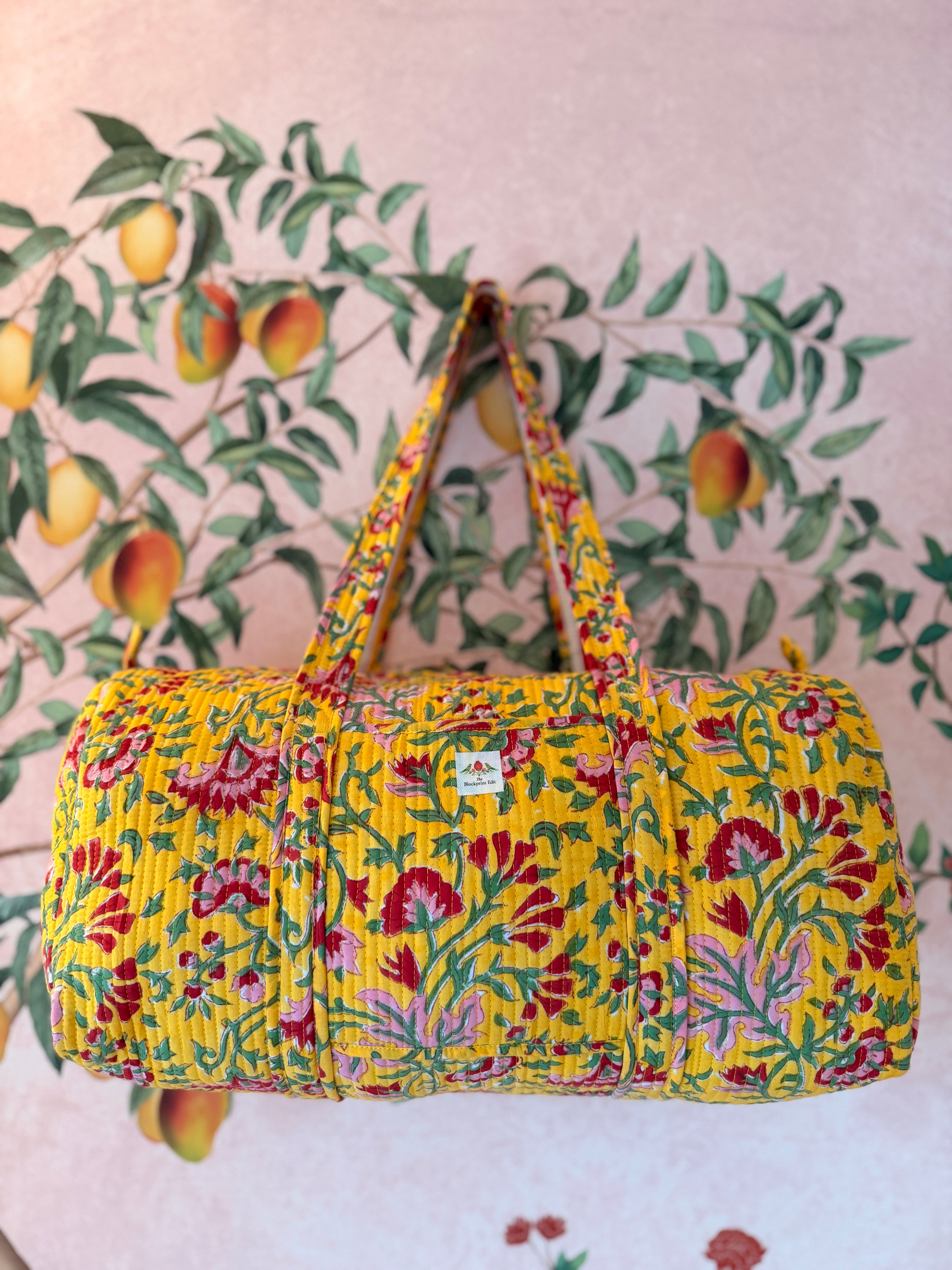 Meadow Handmade Weekender Duffle Bag
