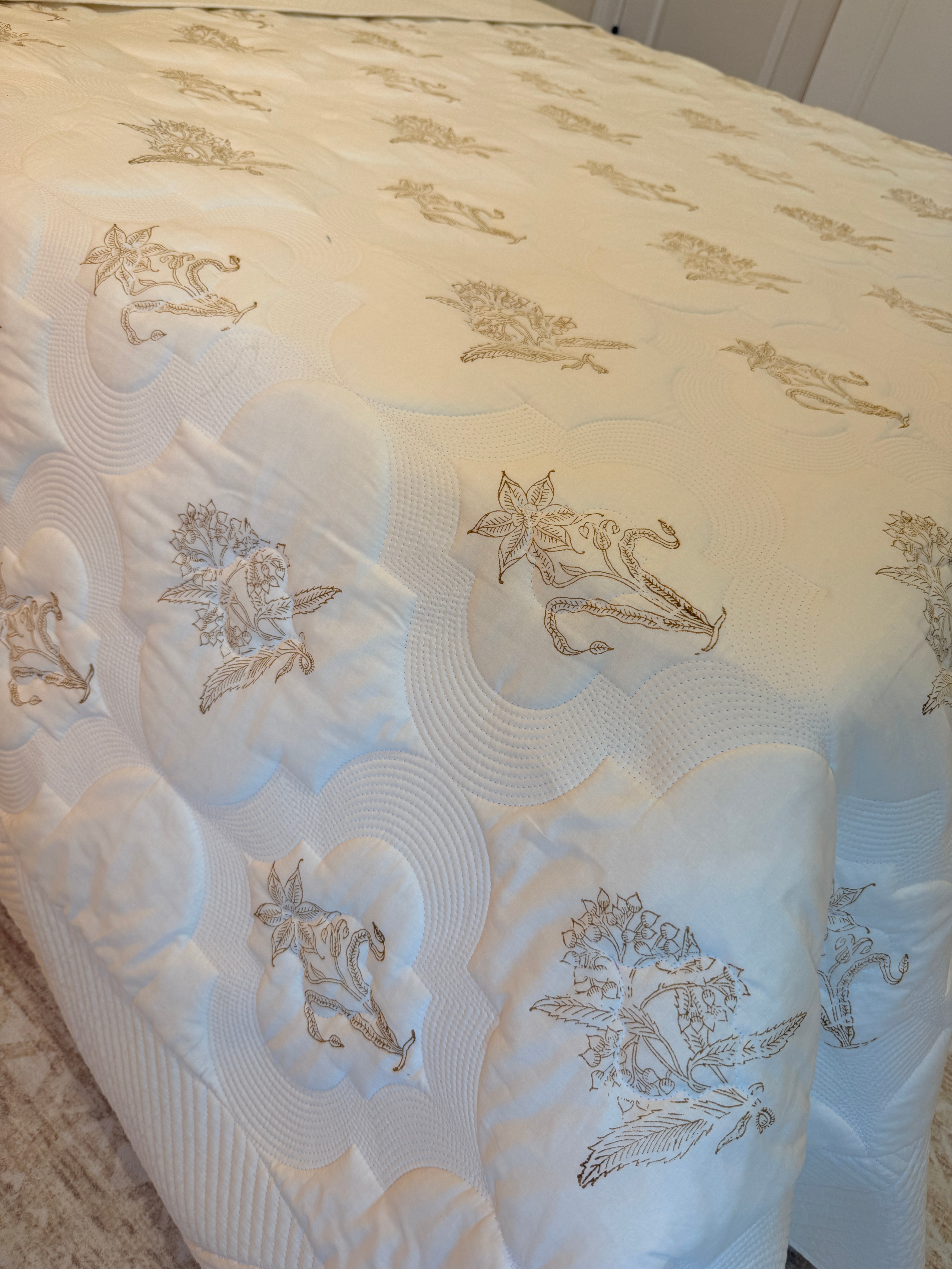 Wildflower Whisper Luxury King Bedspread