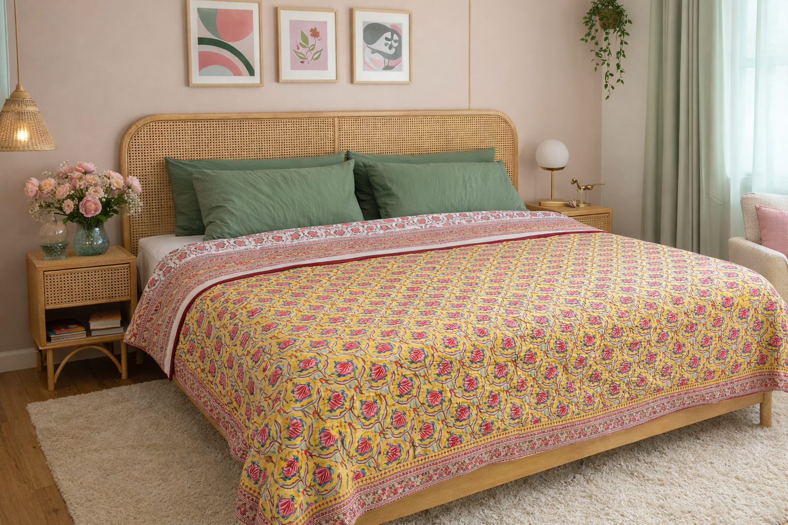 Sunrise Forest Reversible - King Quilt