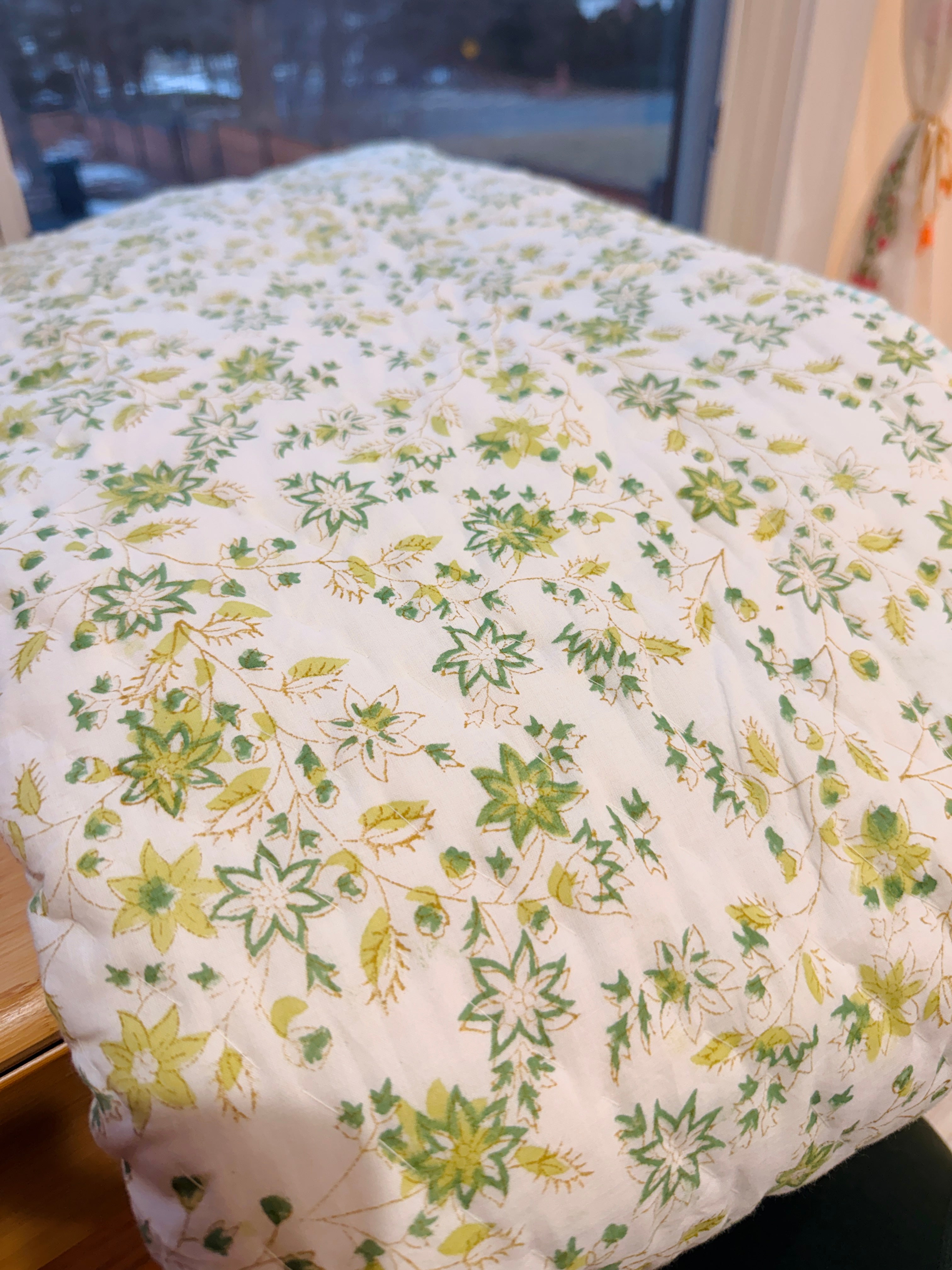 Green Orchard Reversible Blanket