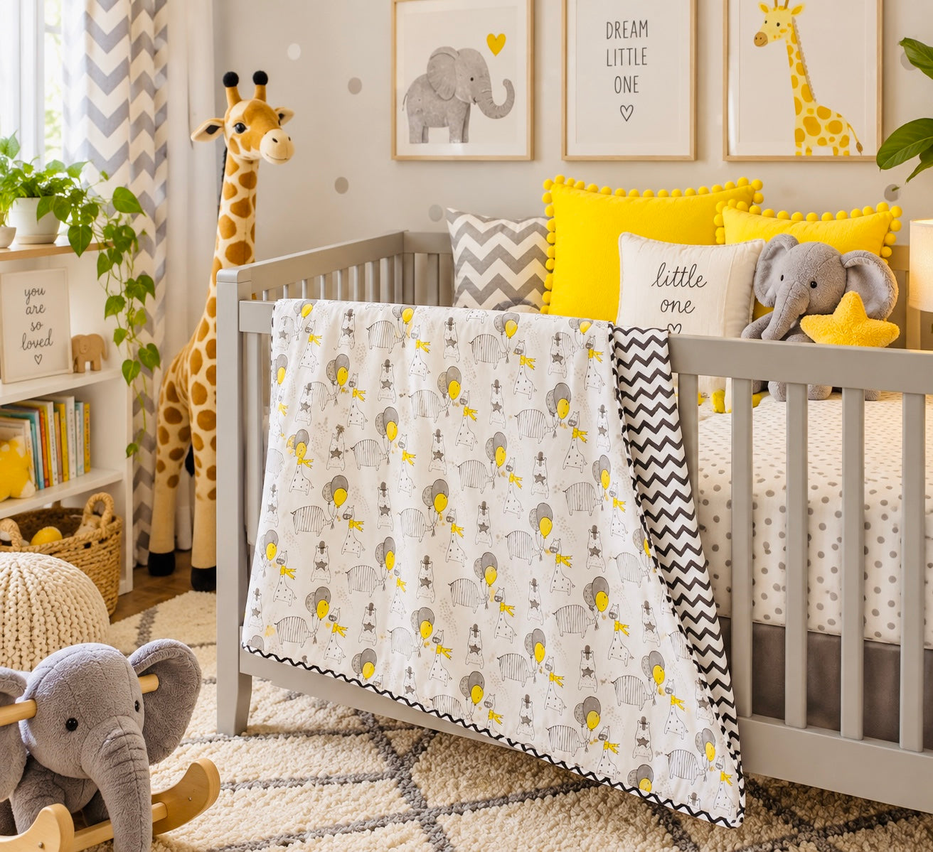Little Happy Safari Baby Throw