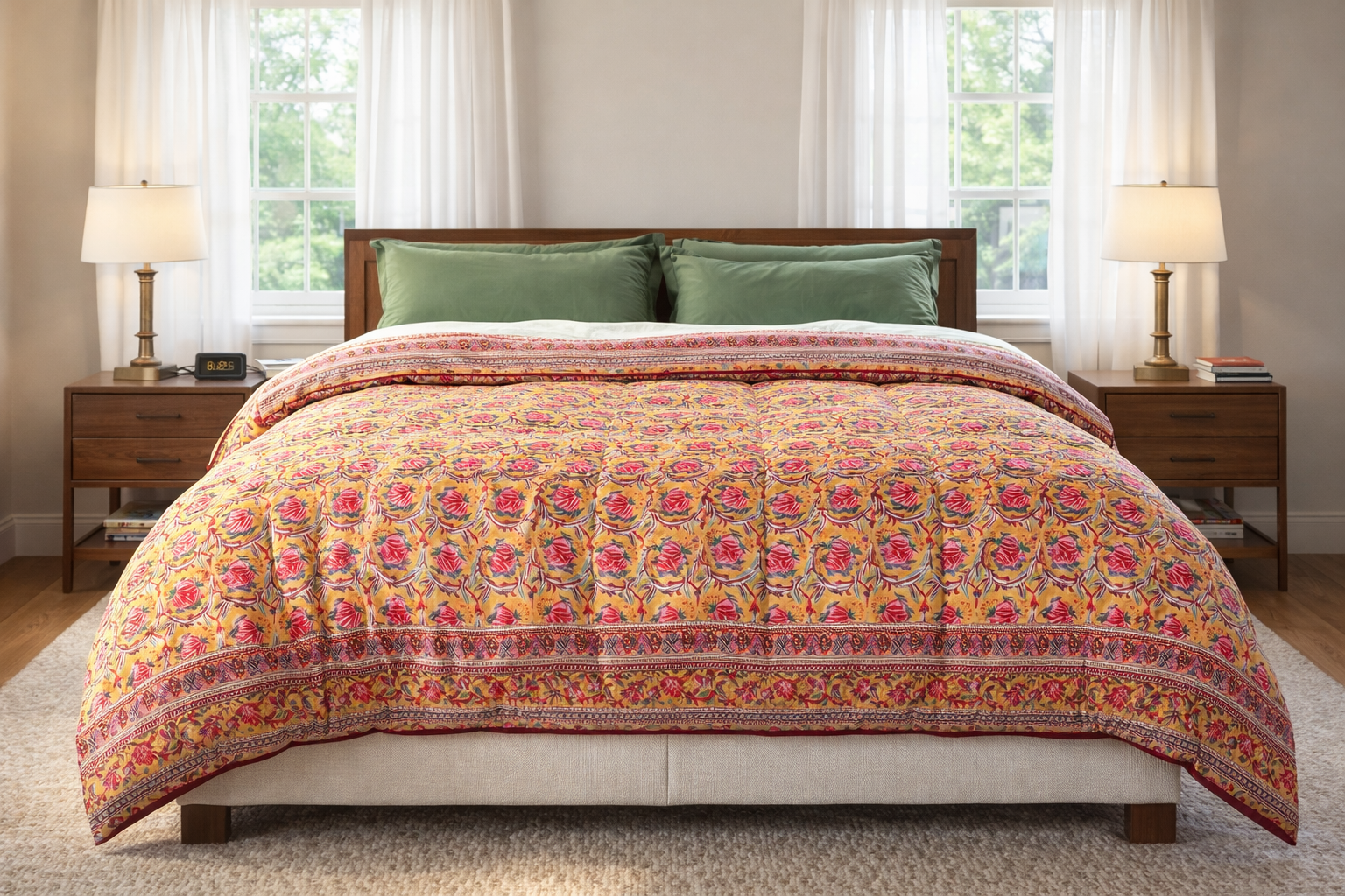 Sunrise Forest Reversible - King Quilt