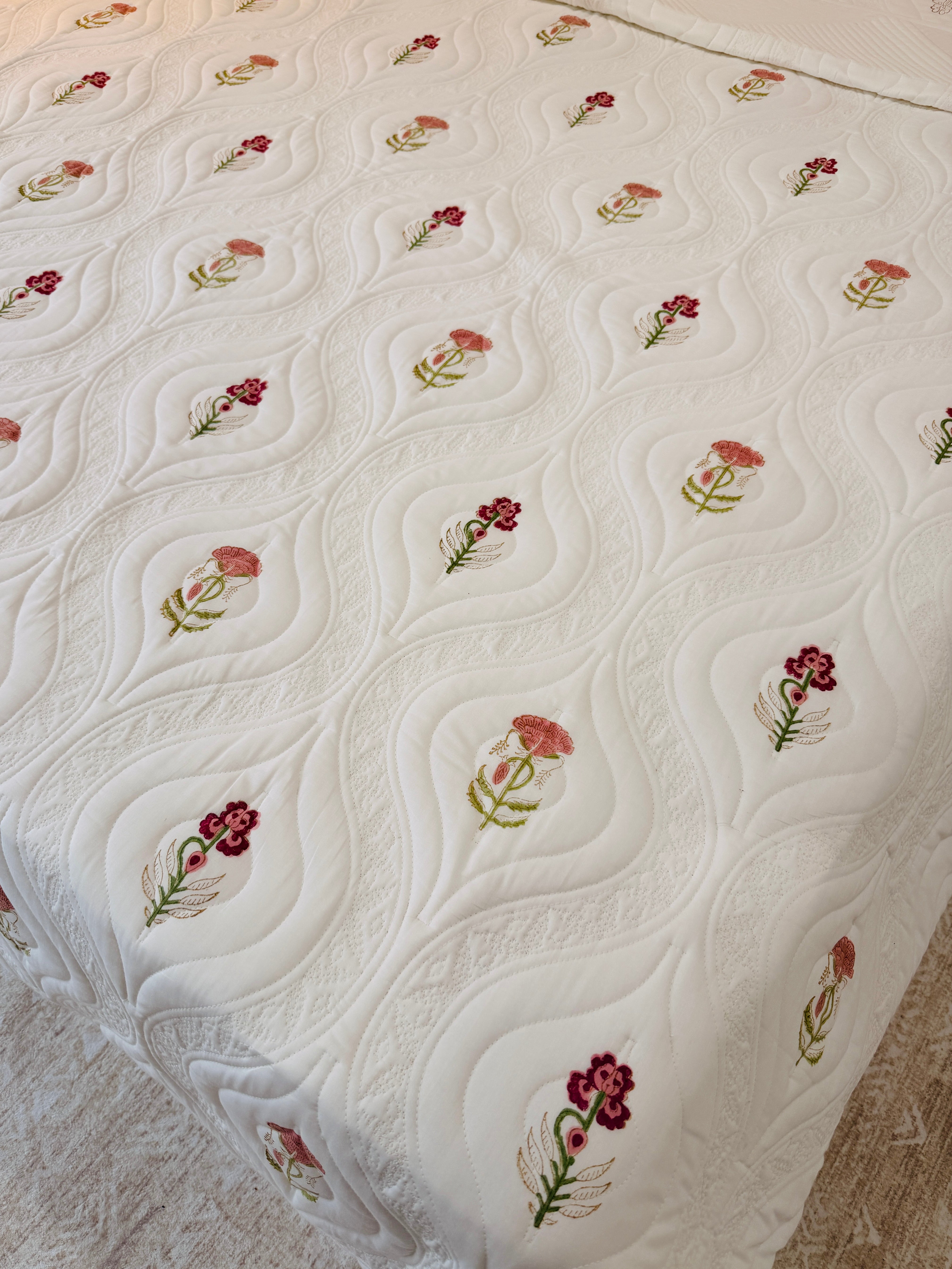 Botanical Grace - Queen Bedspread