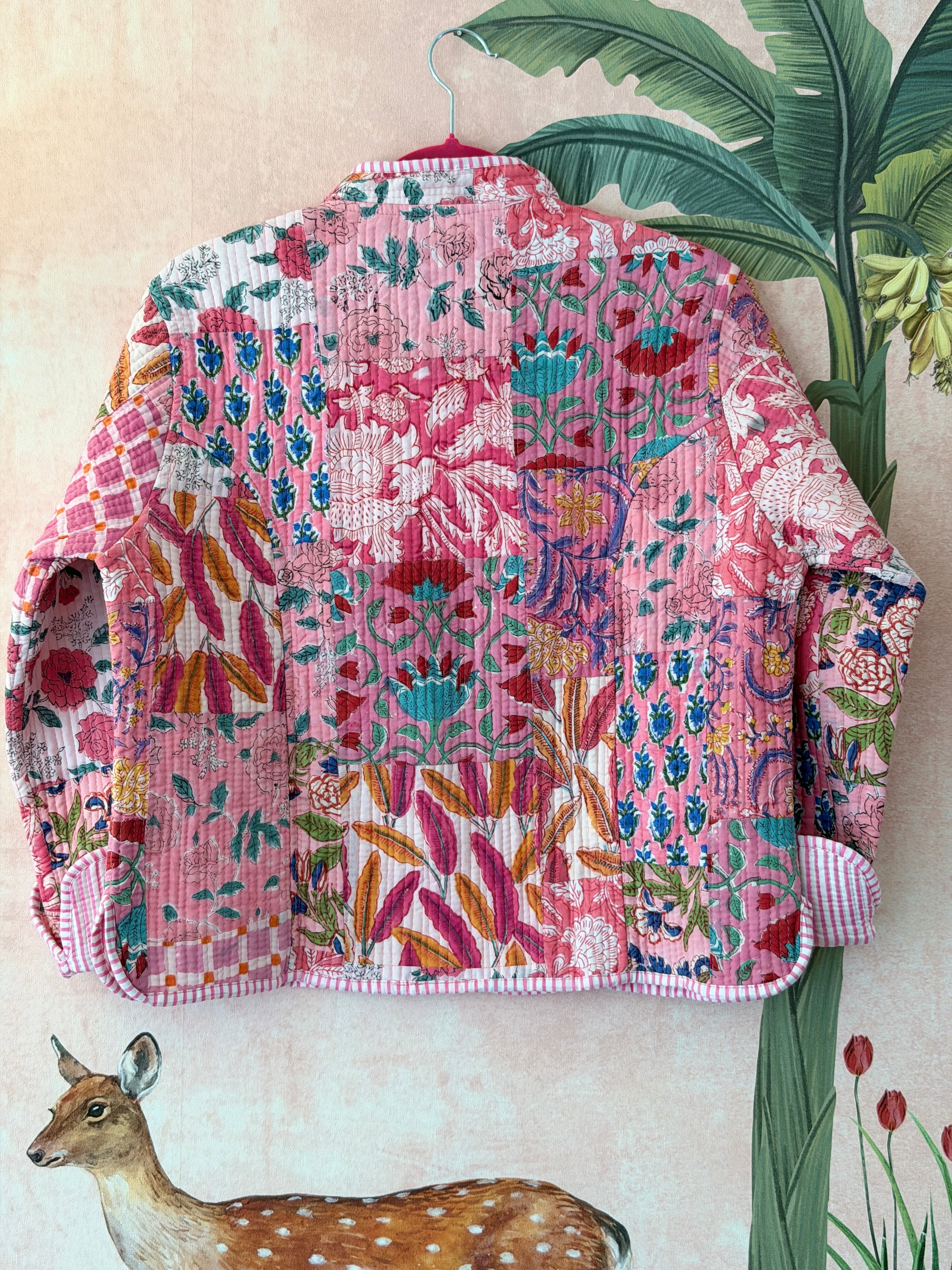 Gulaabi Boho Quilted Reversible Jacket