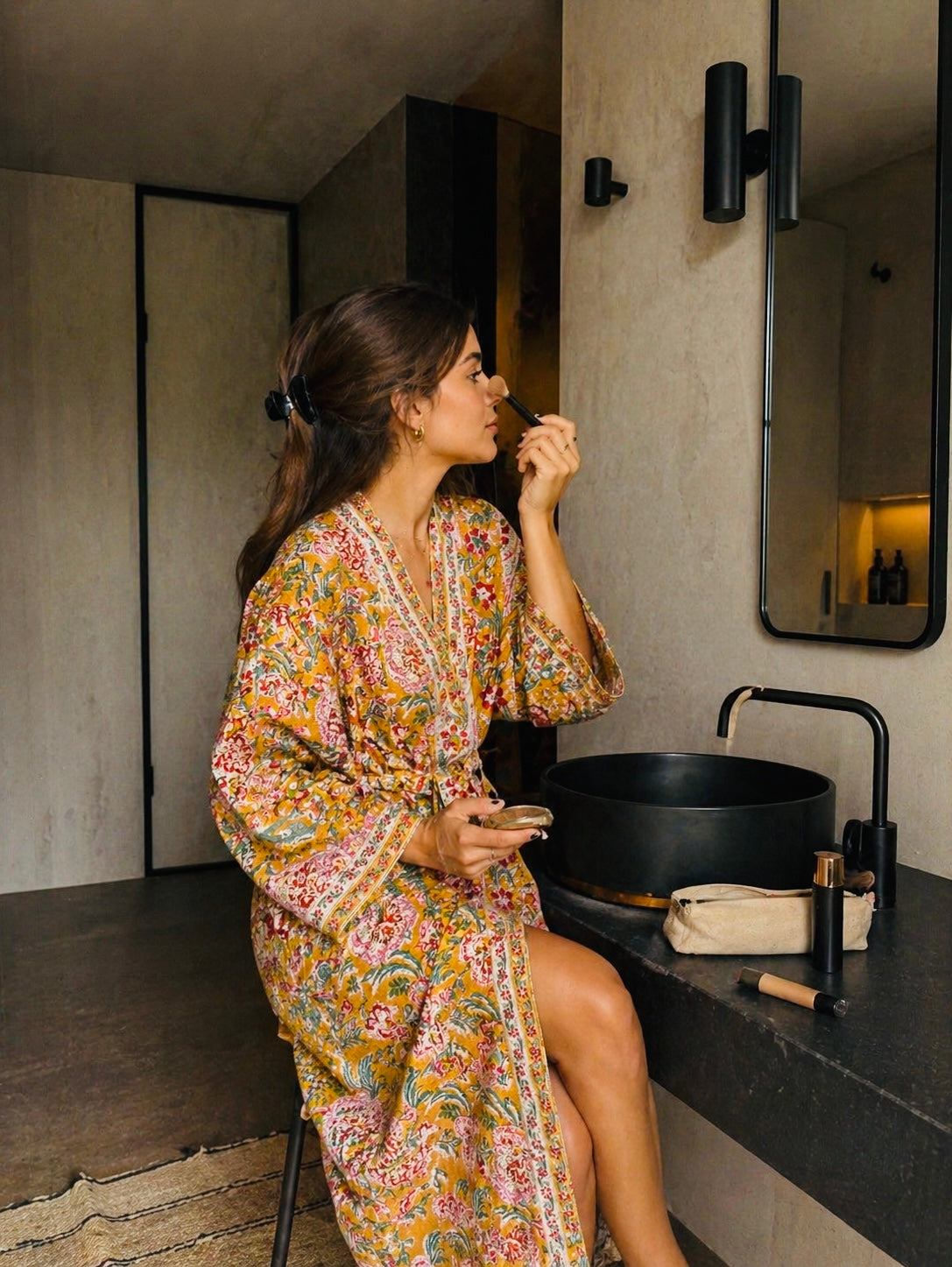 Earthy Heirloom Luxe Bathrobe