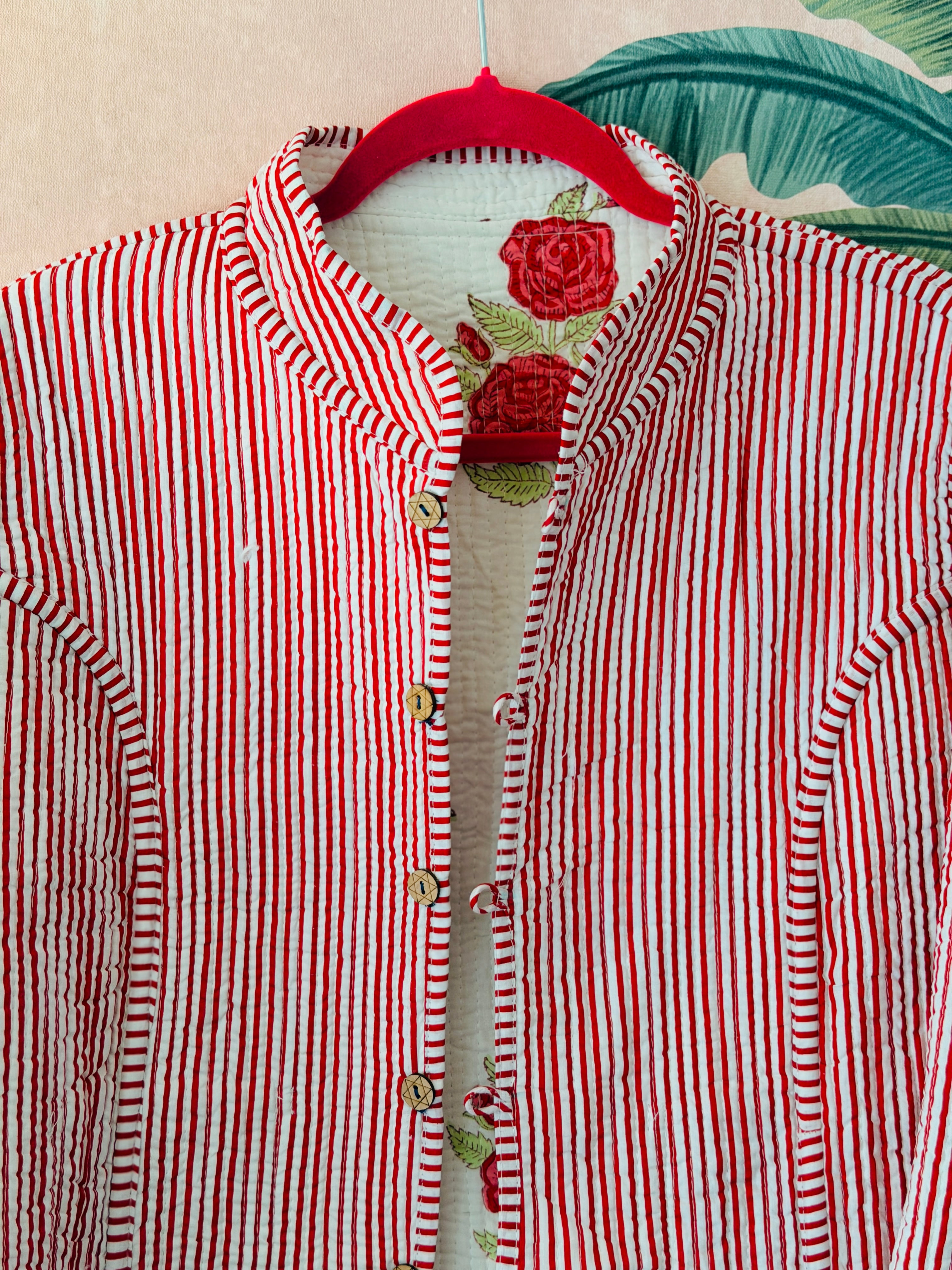 Rose Garden Quilted Cotton Jacket