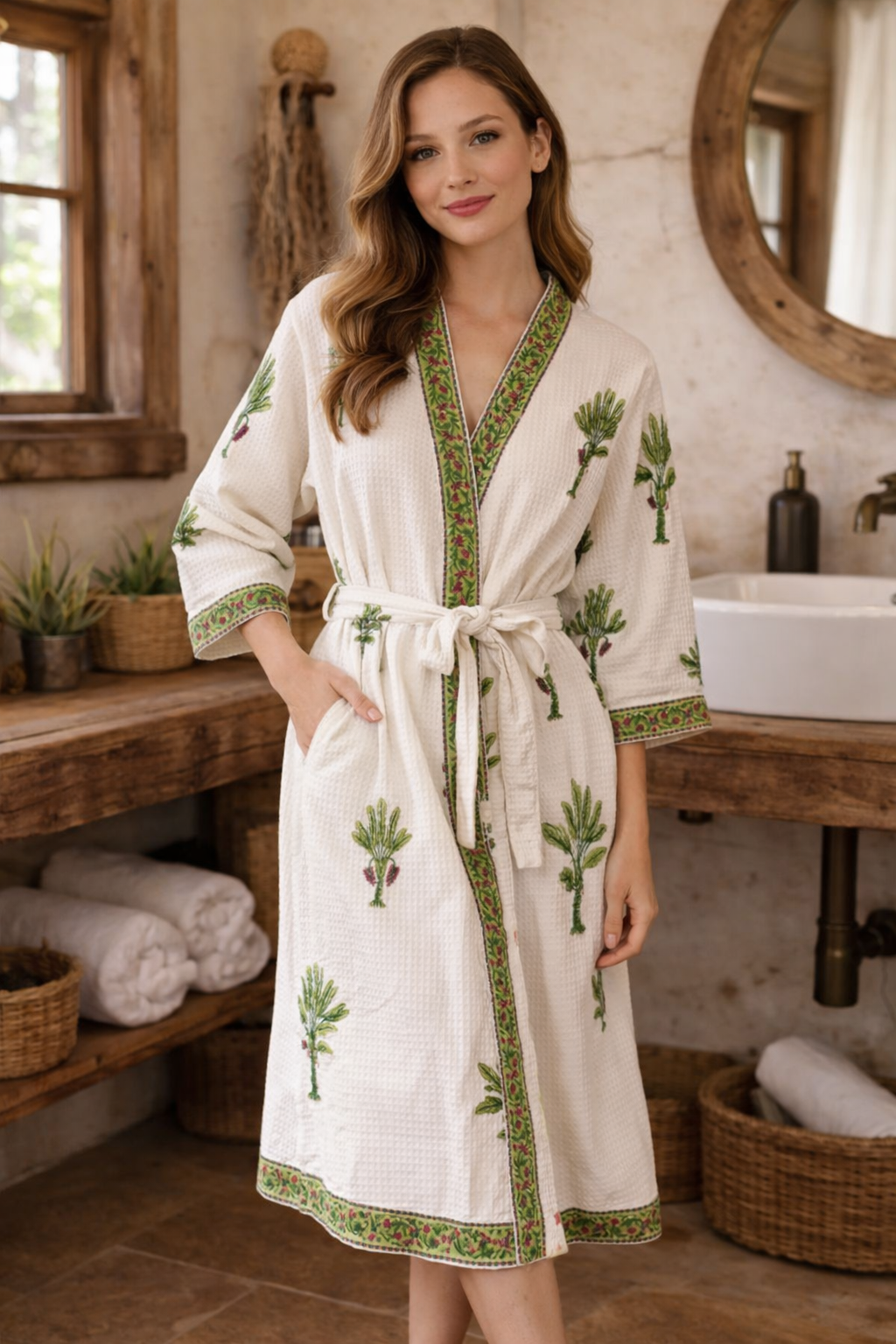 Palm Grove Signature Bathrobe