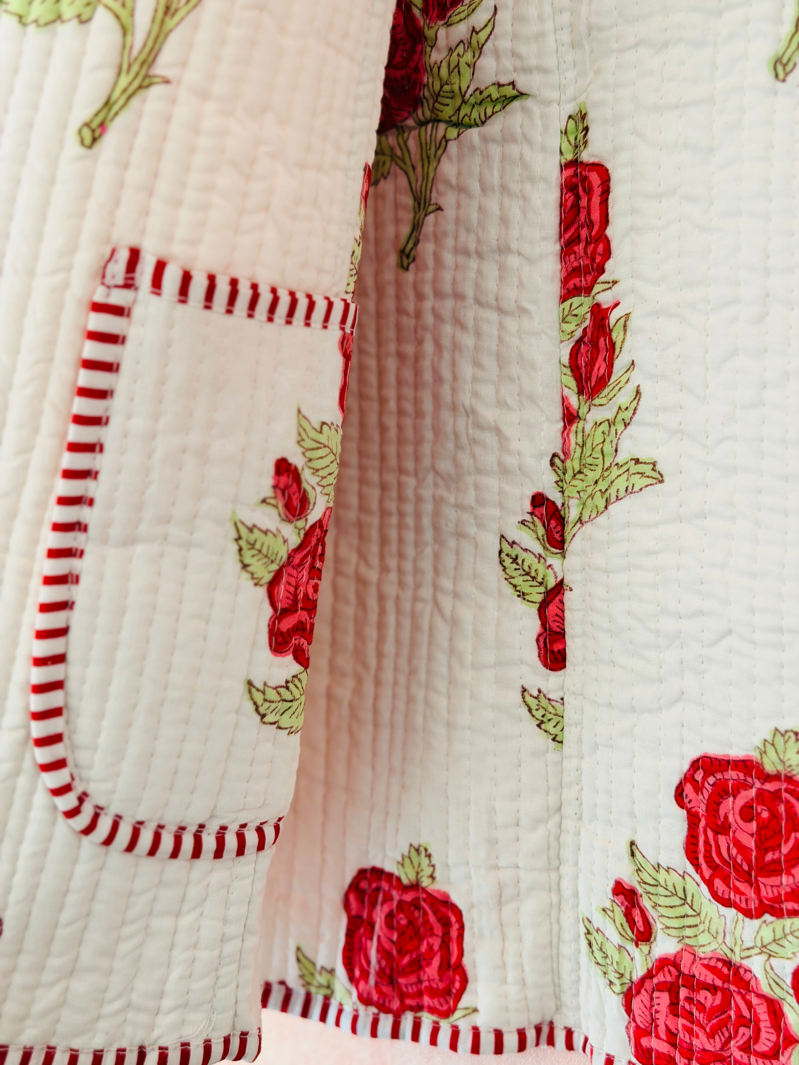 Rose Garden Quilted Cotton Jacket