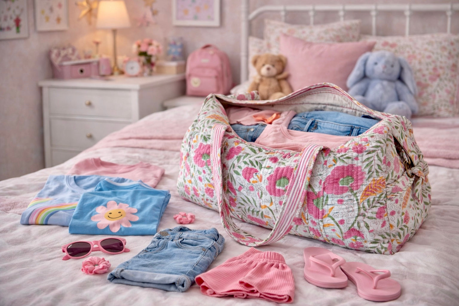 Pretty in Pink Travel Bag