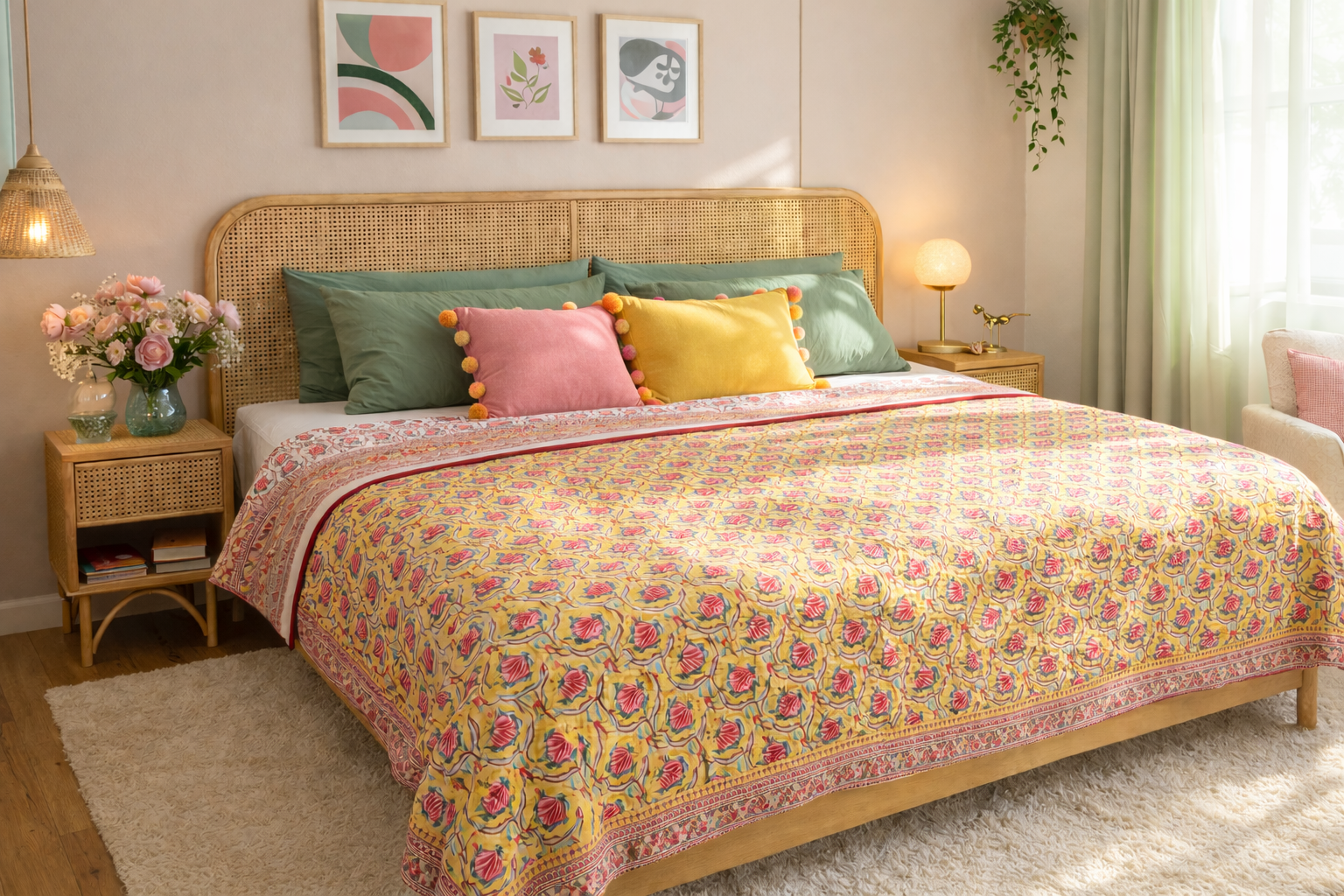 Sunrise Forest Reversible - King Quilt