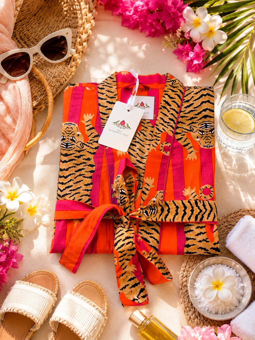 Cheetah Stripe Kimono