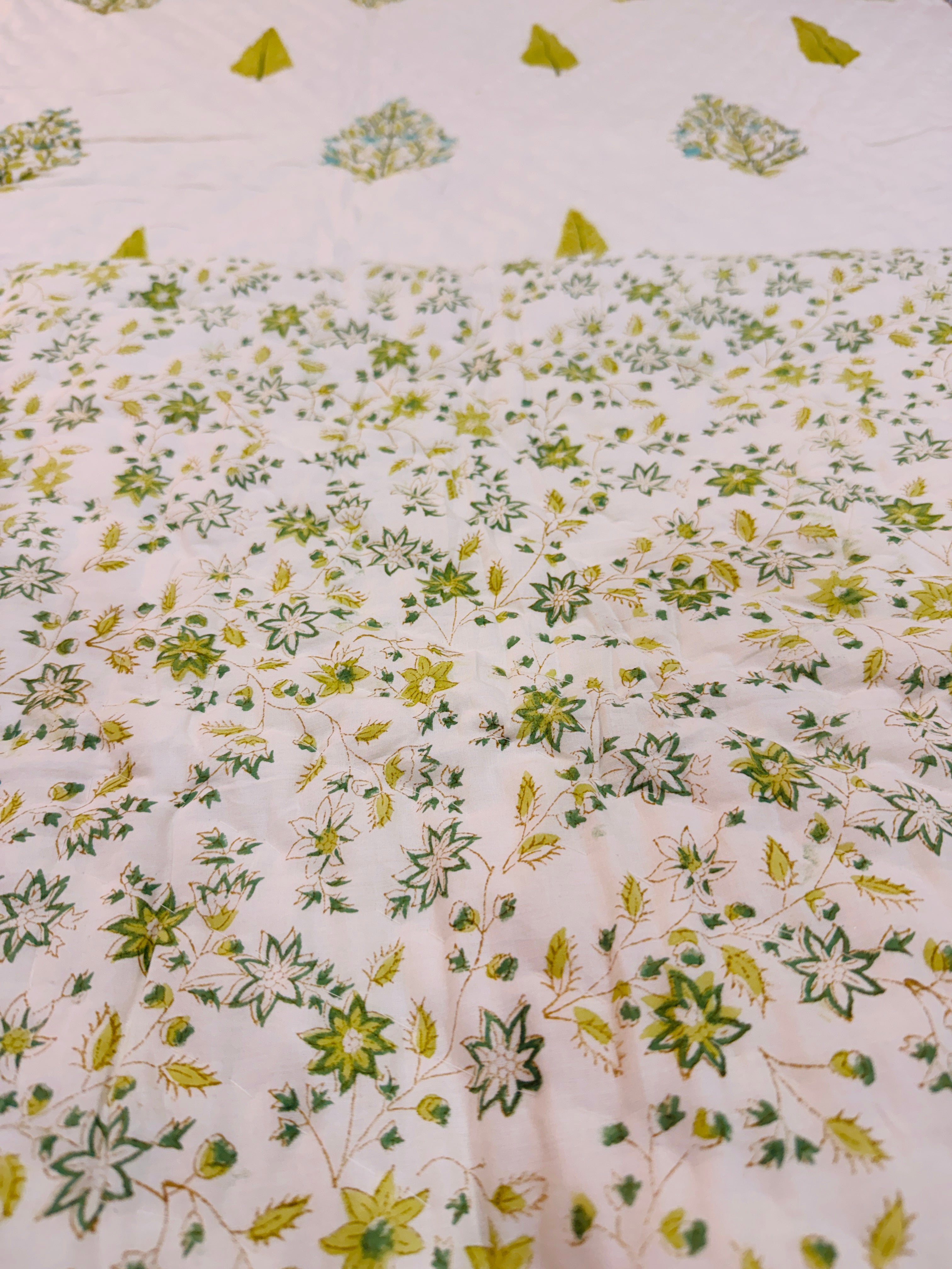 Green Orchard Reversible Blanket