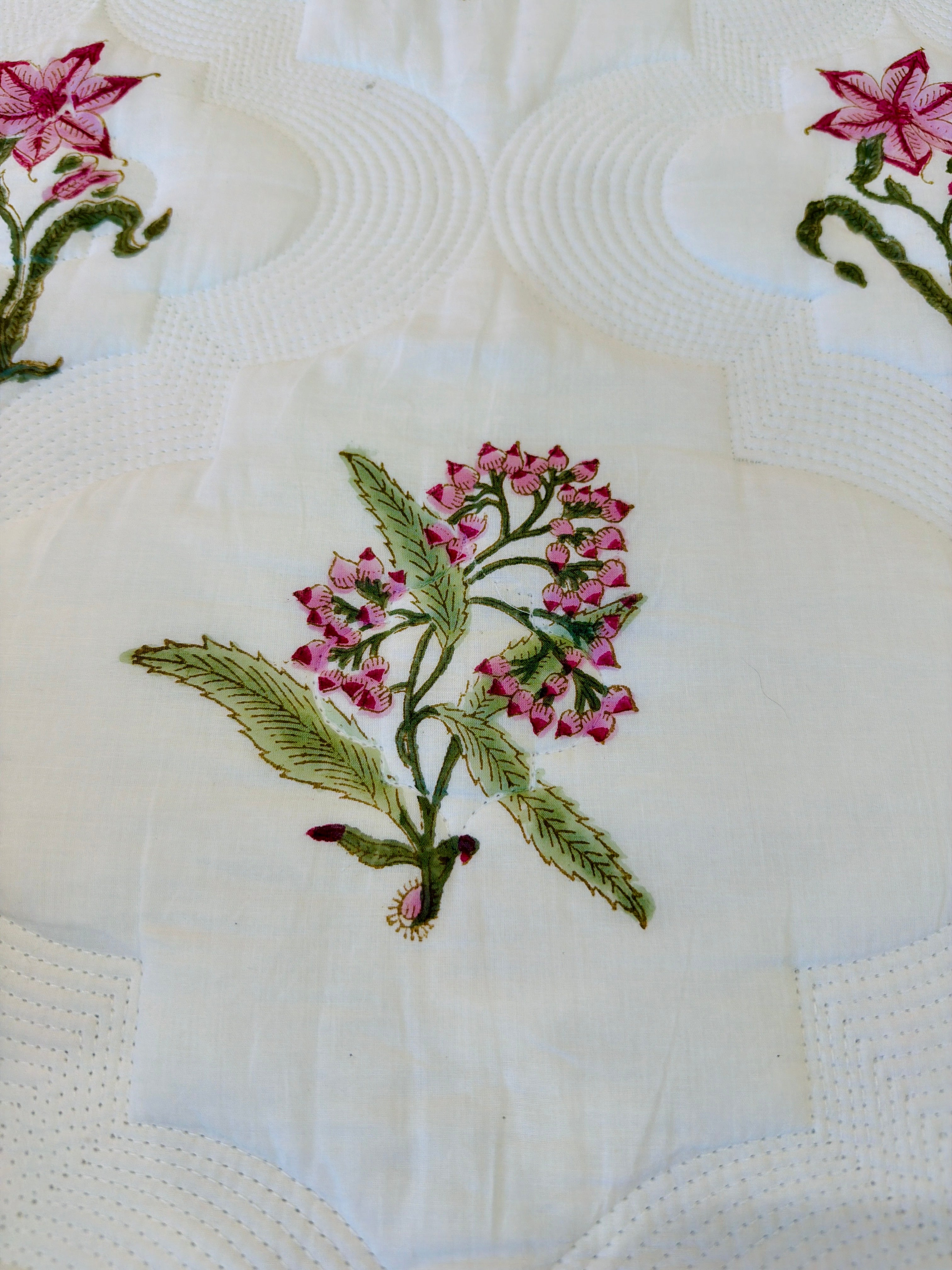 Blush Meadow Luxury - King Bedspread