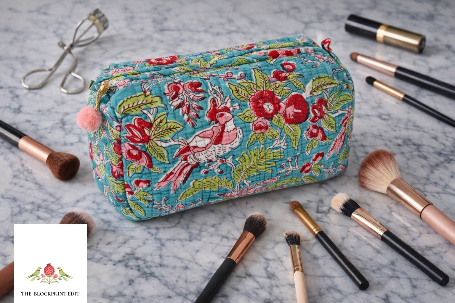 Morning Garden Cosmetic Bags