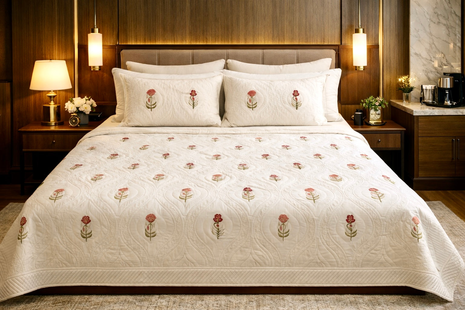 Botanical Grace - Queen Bedspread