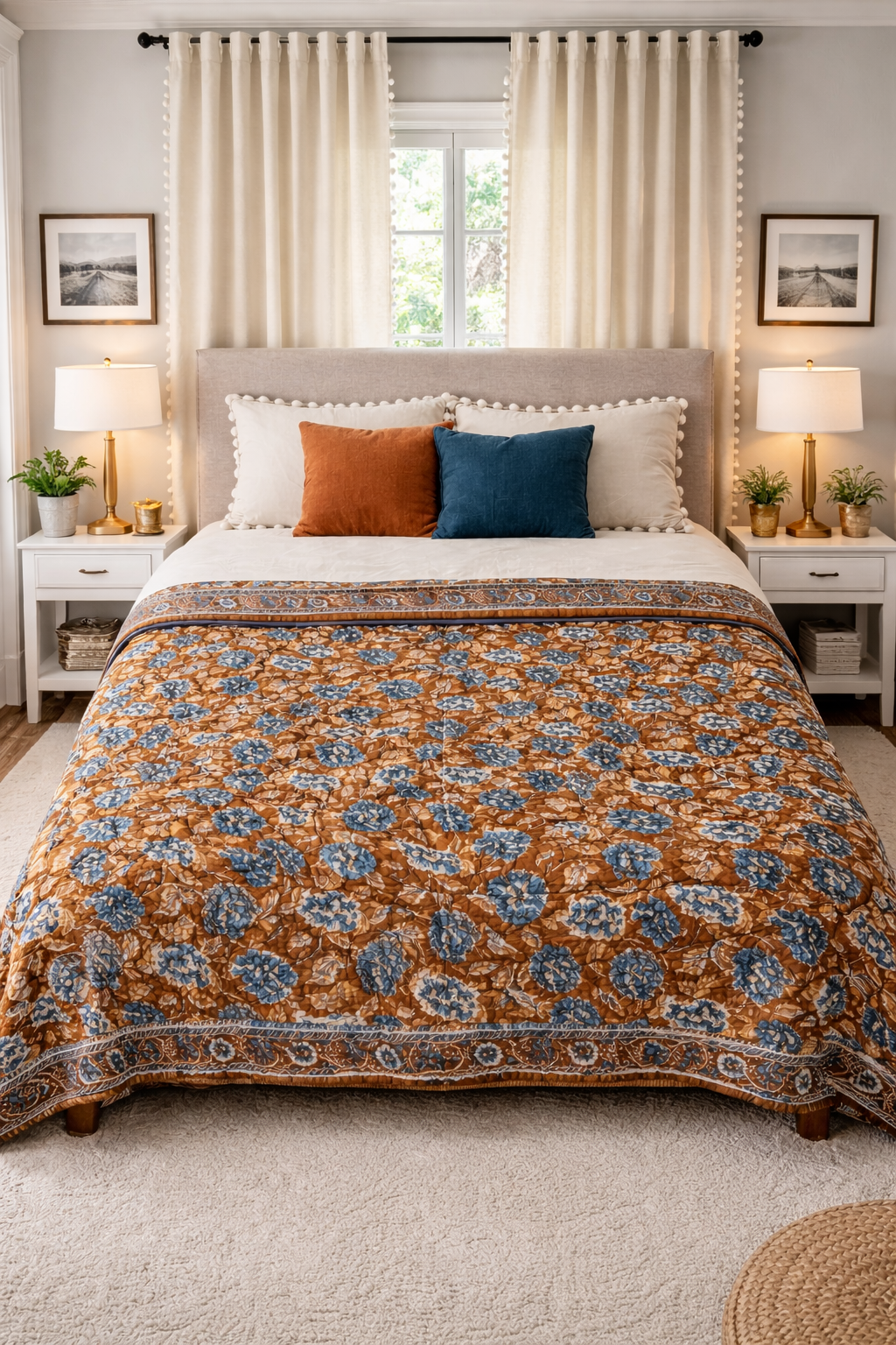 Boho Forest Reversible - Queen Quilt