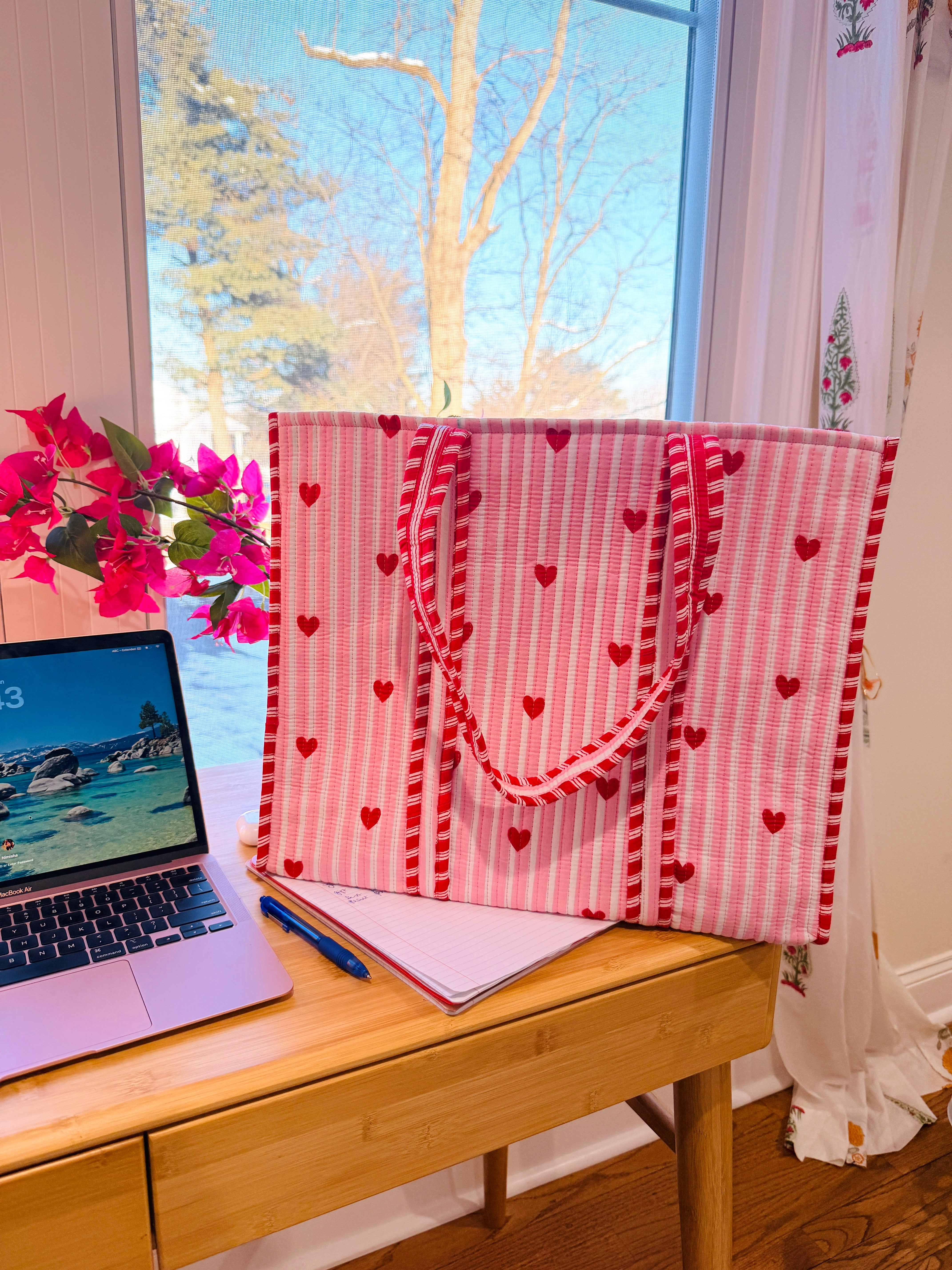 Heartprint Cute Tote Bag
