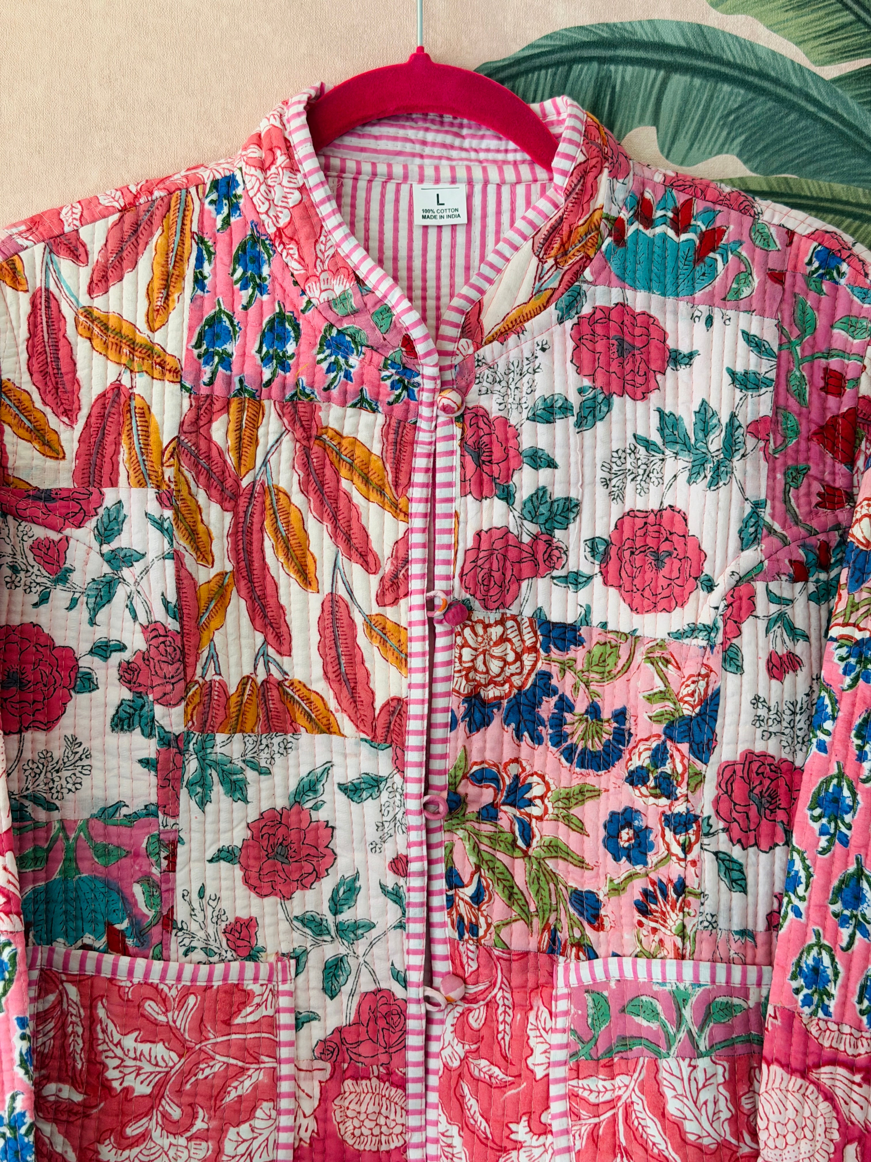 Gulaabi Boho Quilted Reversible Jacket