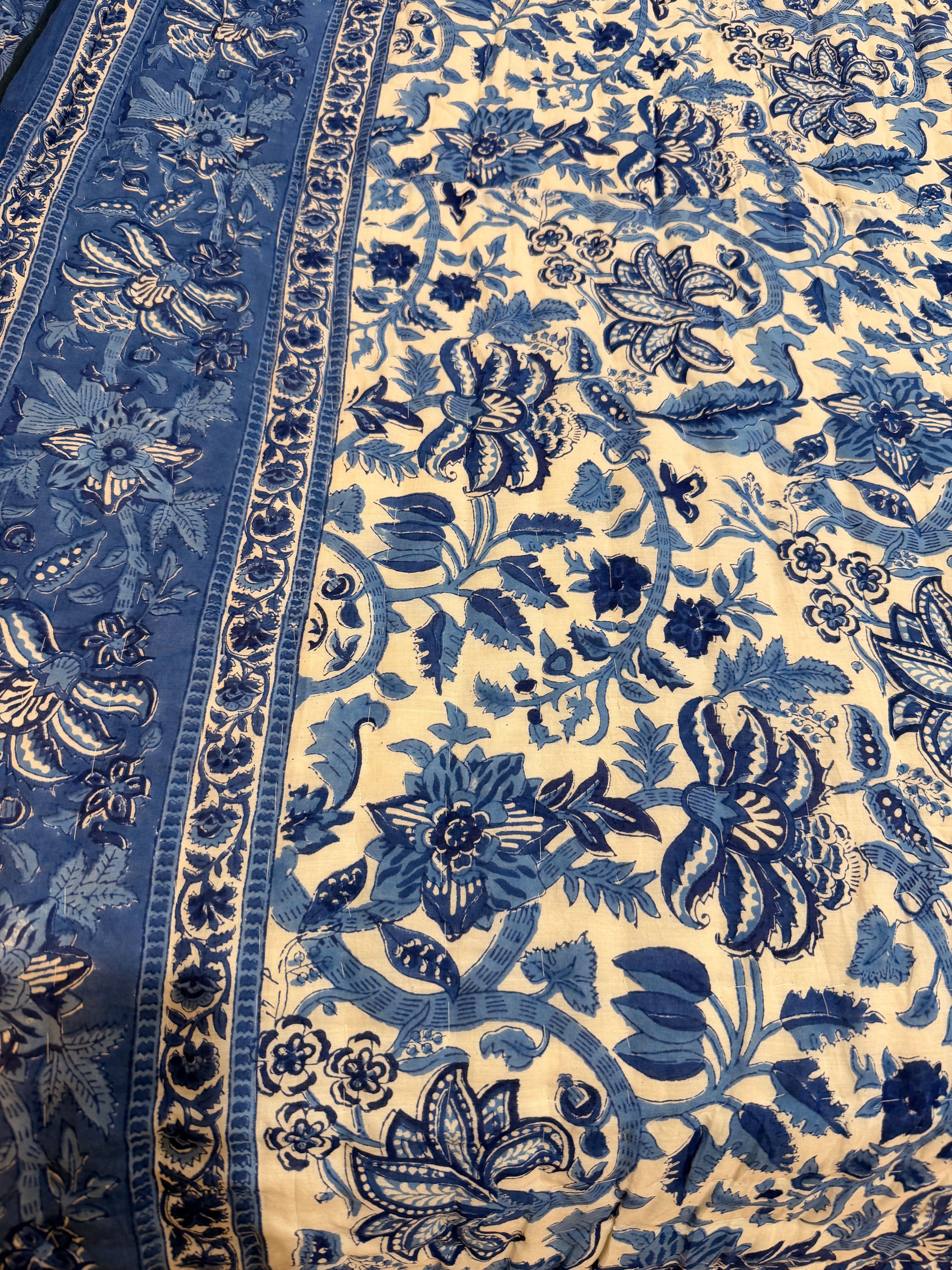 Indigo Orchard Reversible - Queen Quilt