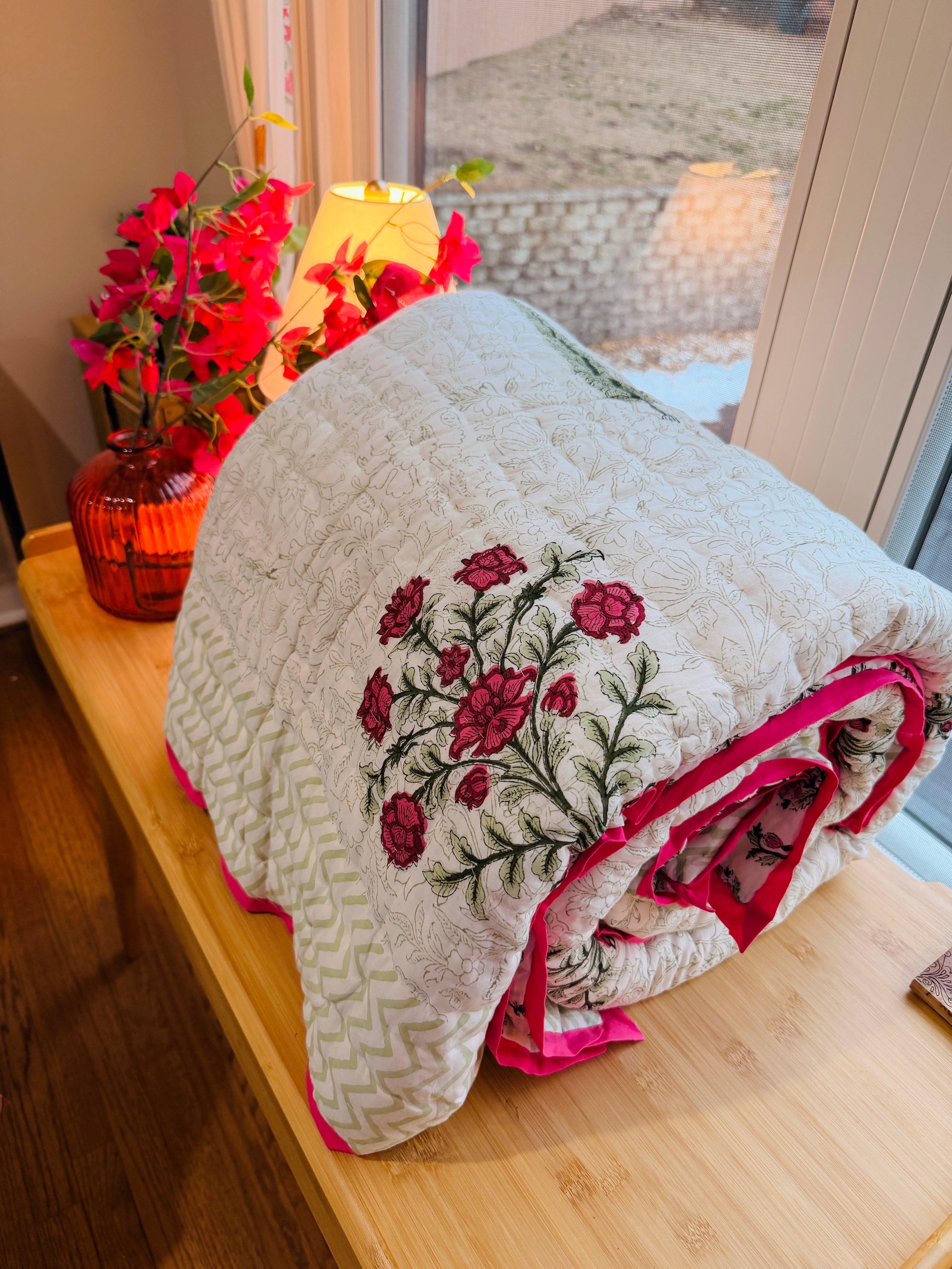 Mughal Era Reversible - Queen Quilt