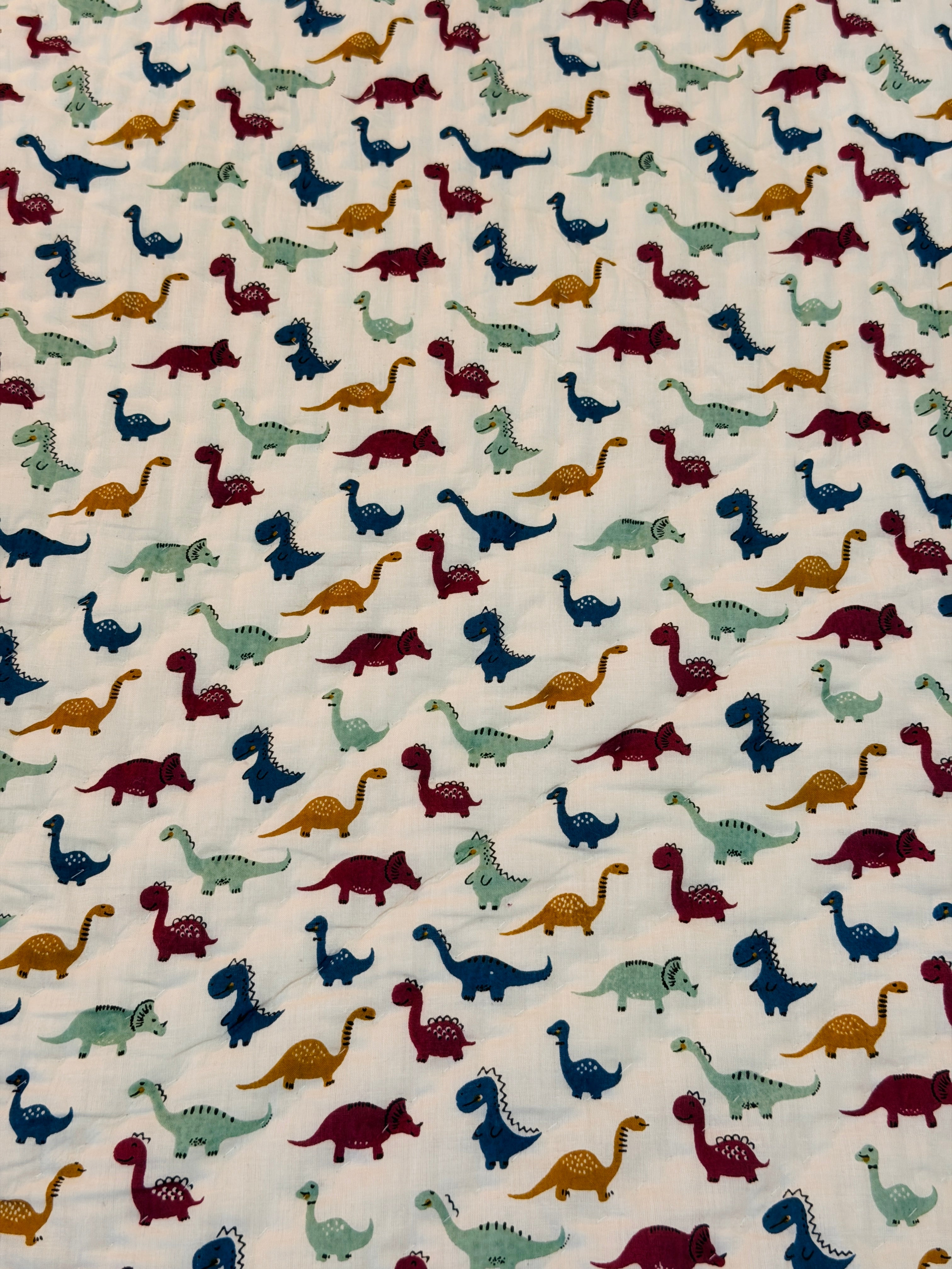 Dinosaur Lover Toddler Reversible Quilt