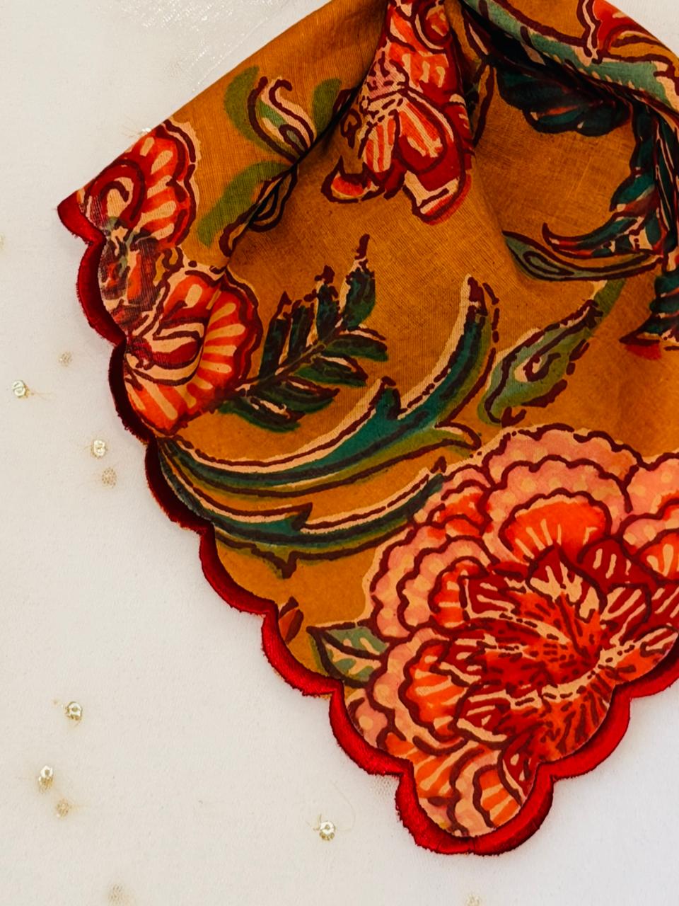 Autumn Dahlia Napkin Set of 6