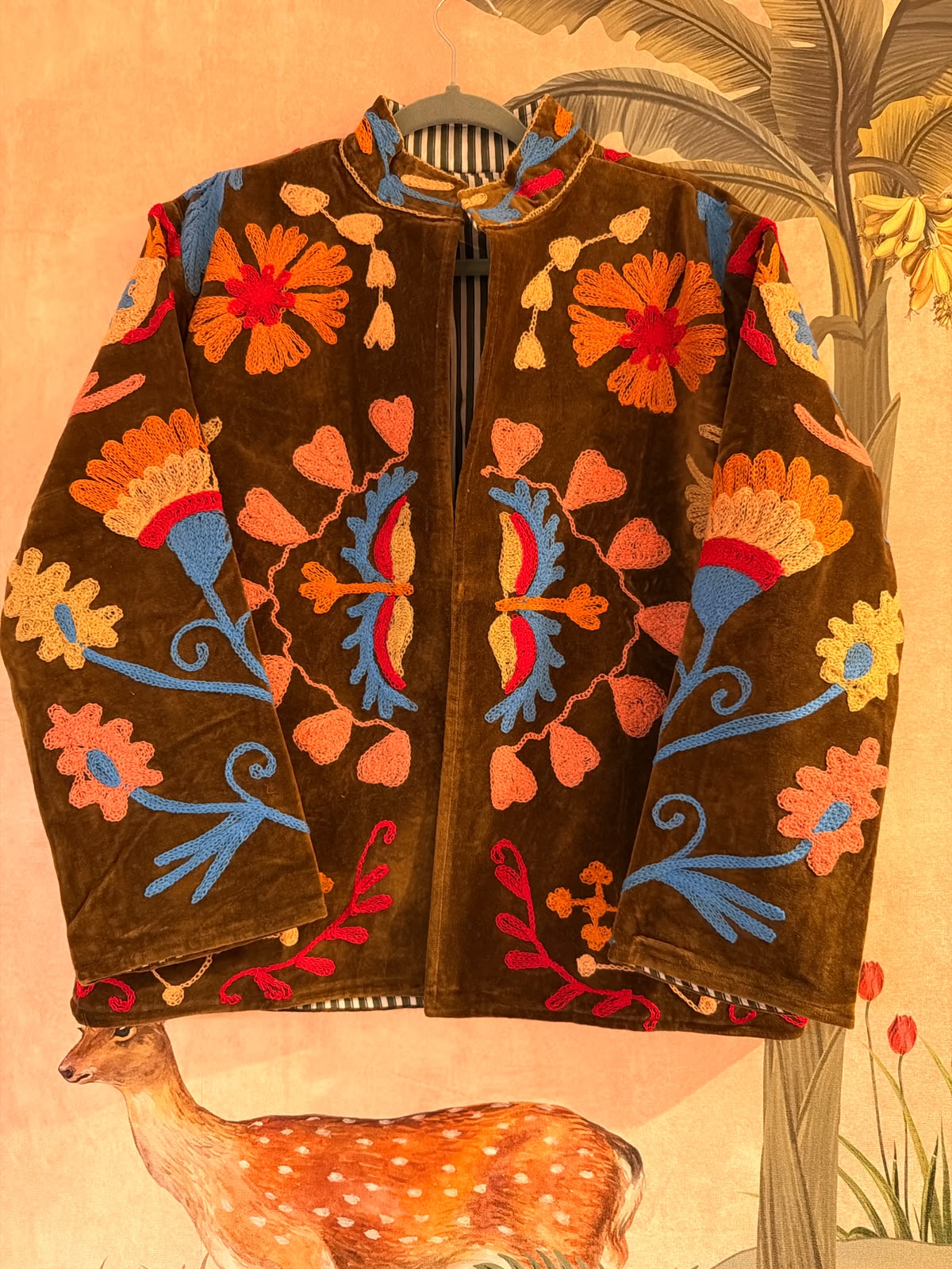 Autumn Folk Embroidered Jacket