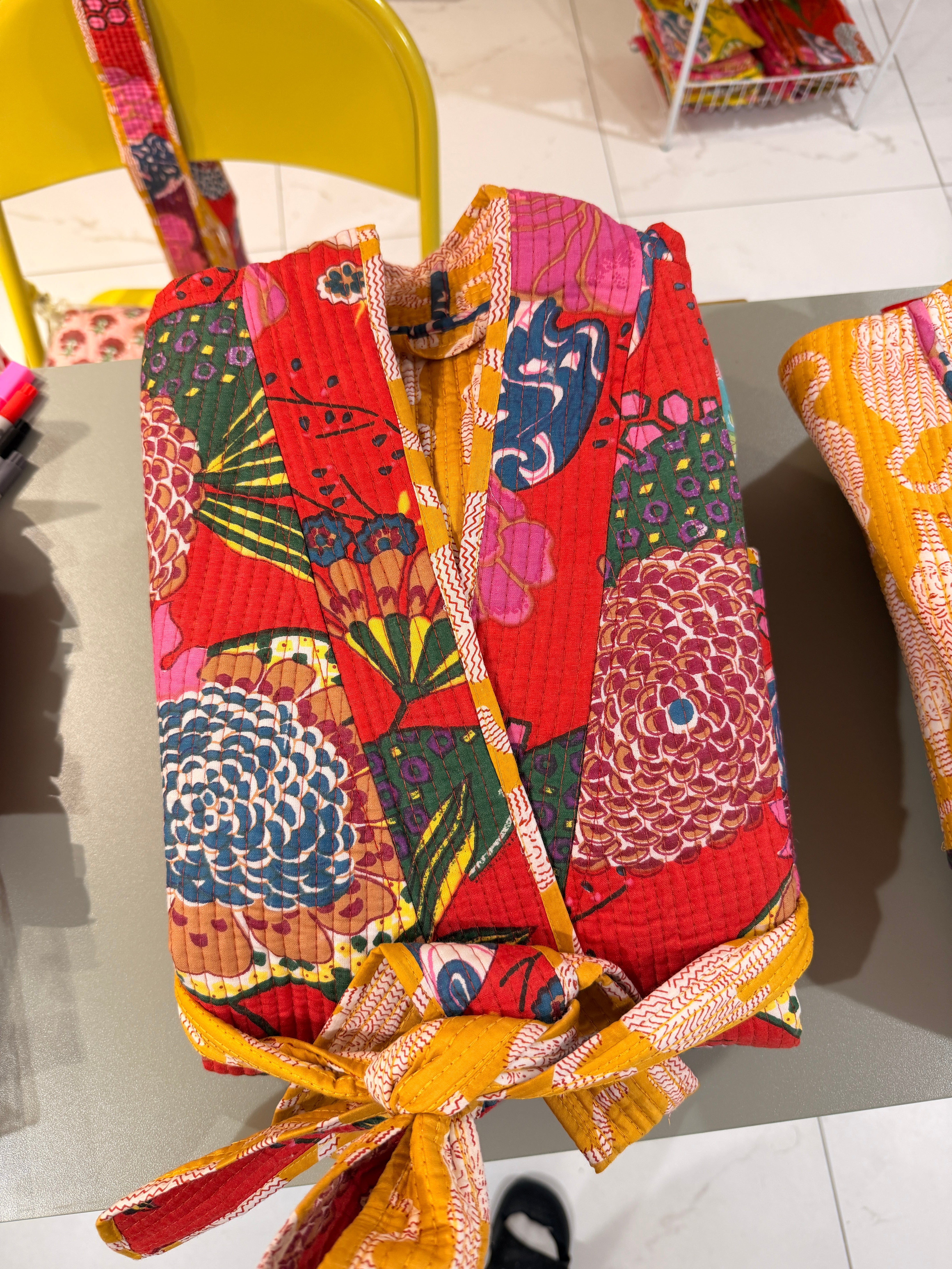 Phool Reversible Quilted Housecoat