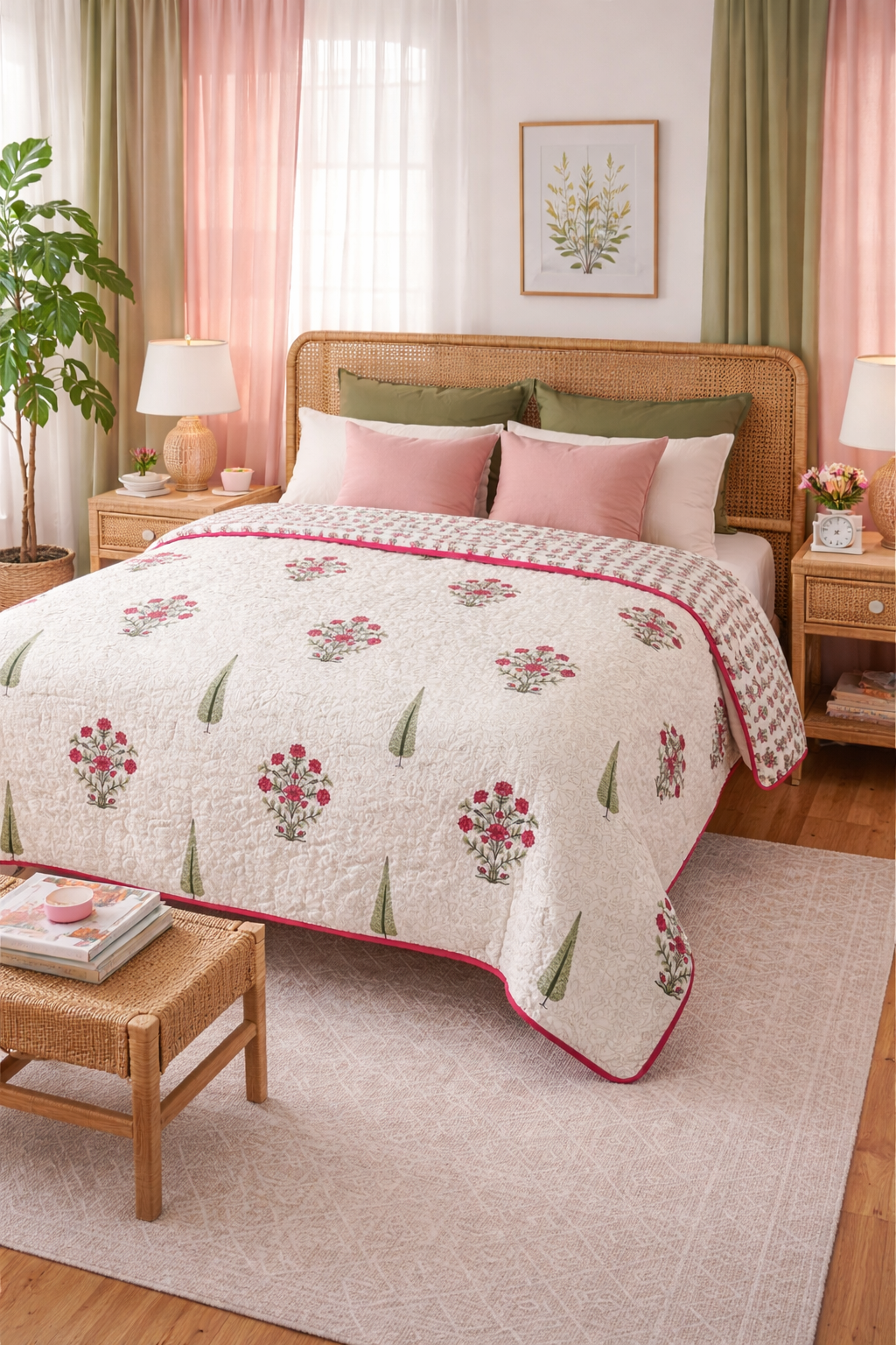 Mughal Era Reversible - Queen Quilt