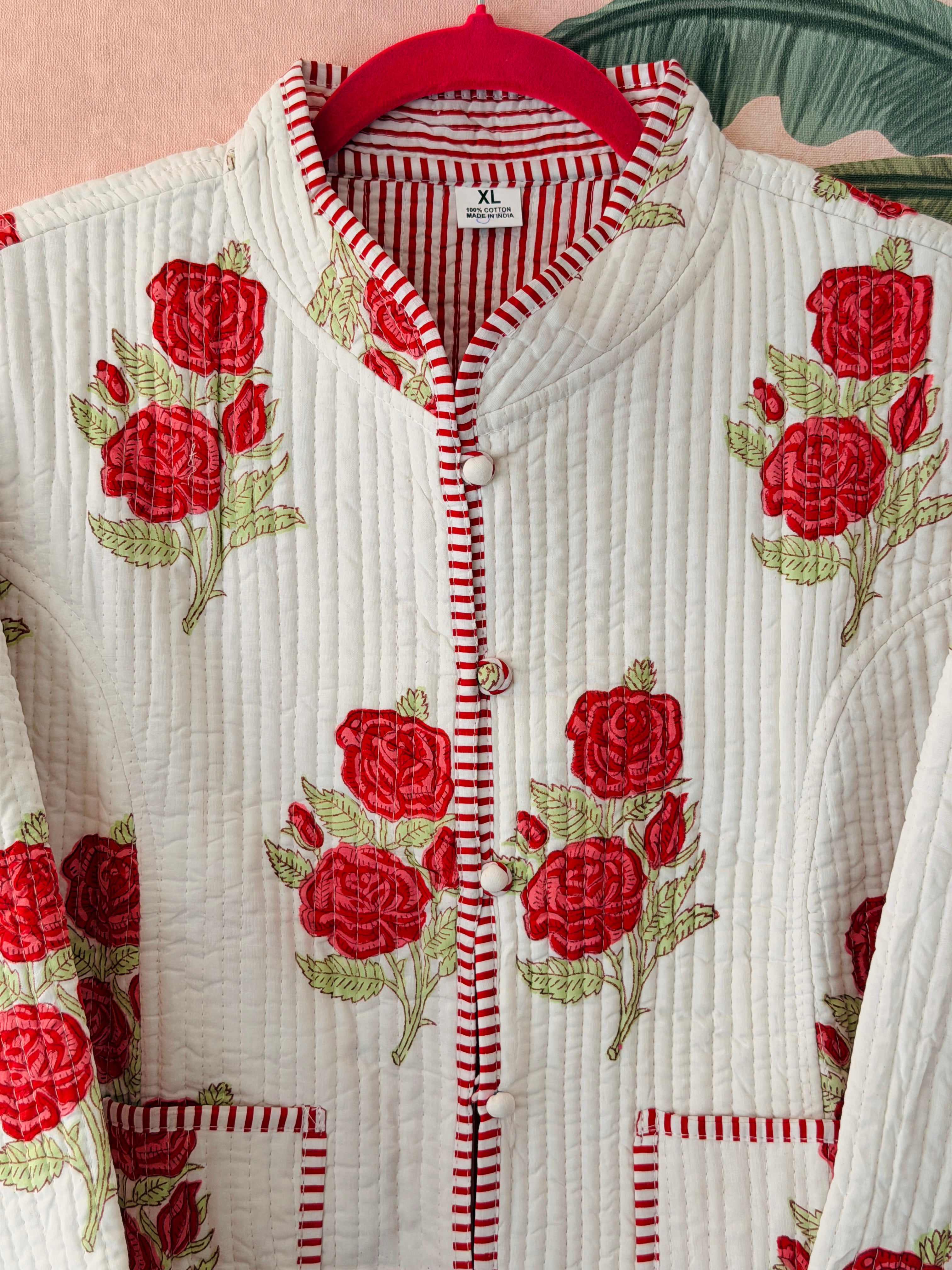 Rose Garden Quilted Cotton Jacket