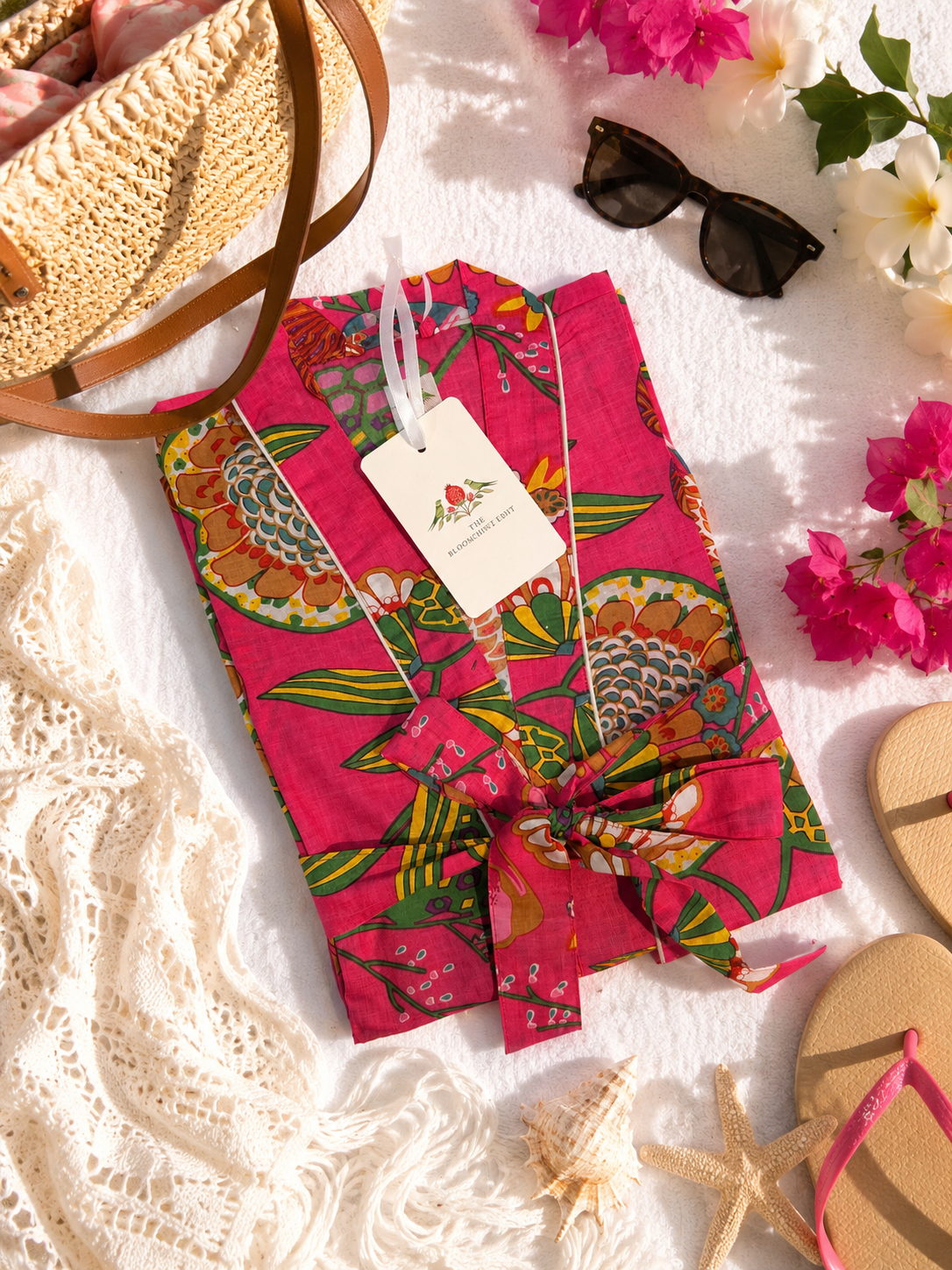 Pink Paradise Cotton Kimono 🌸🌺