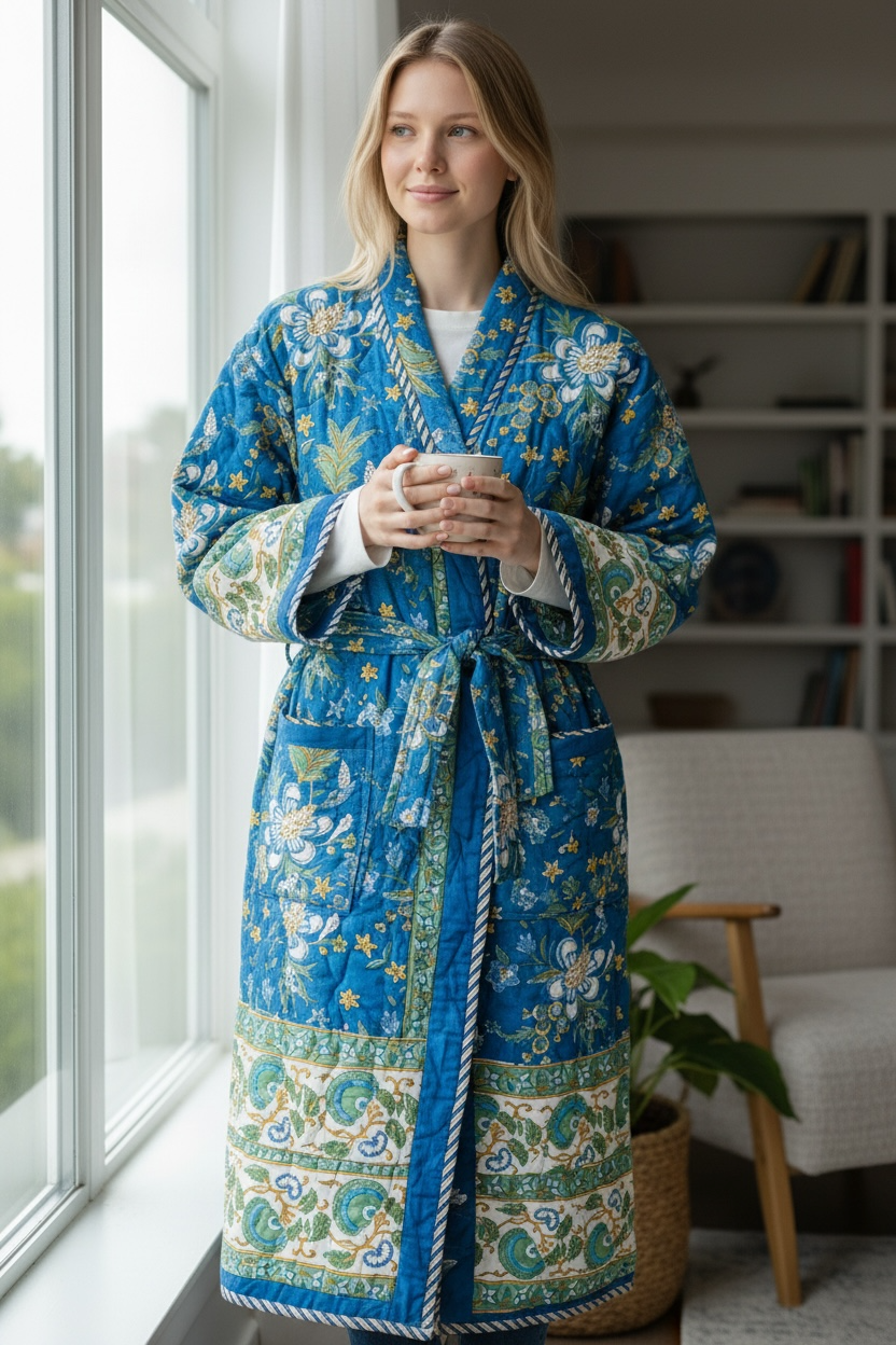 Cloud Soft Premium Cotton Kimono Robe