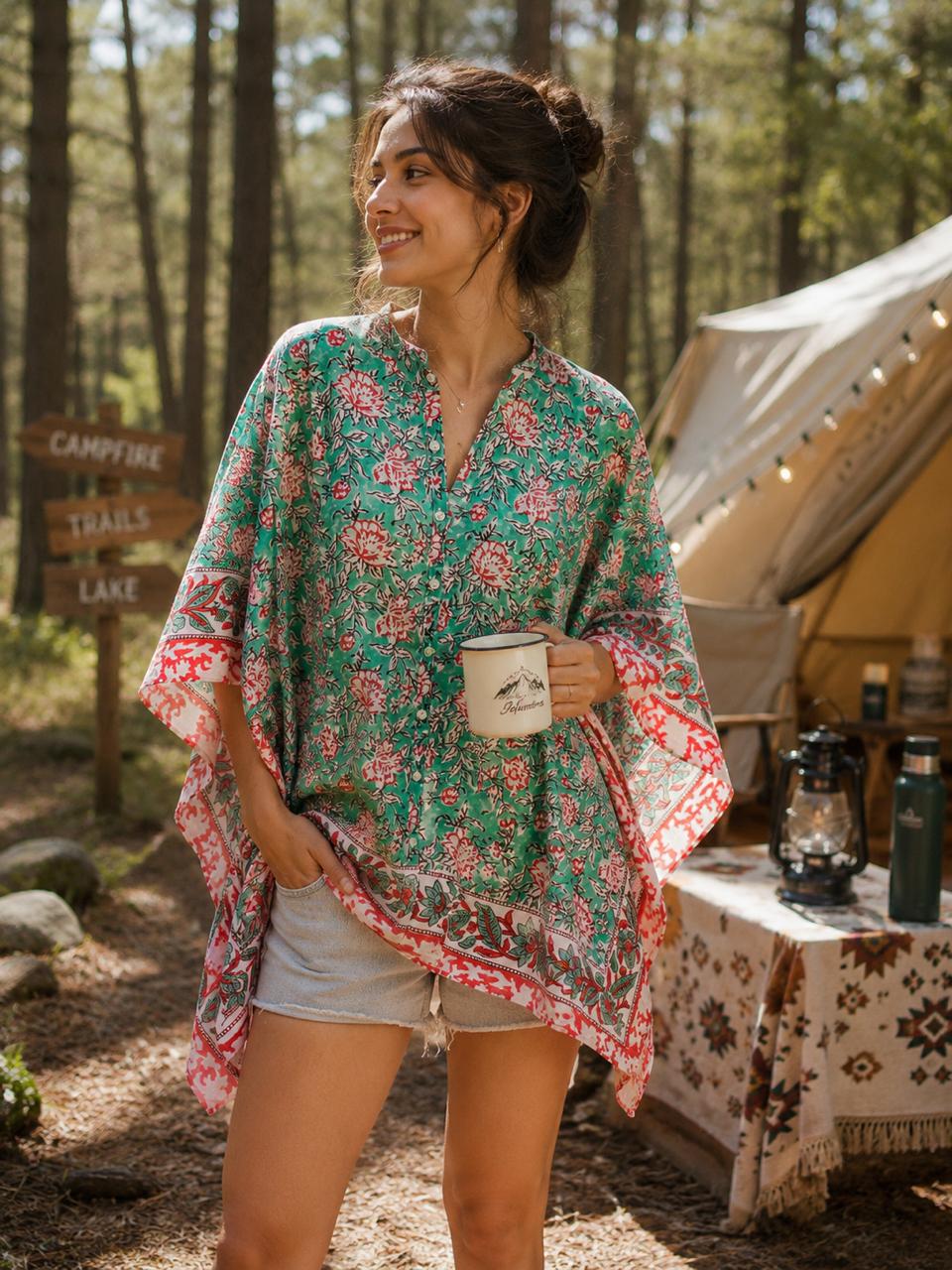 Forest Fern Kaftaan Shirt