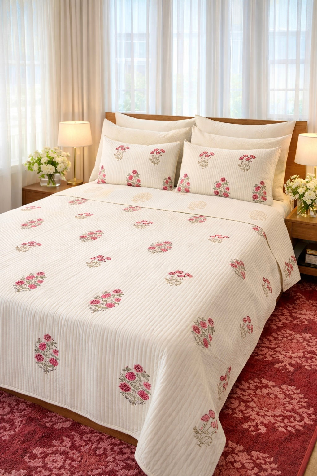 Fresh Orchard Luxury - Queen Bedspread