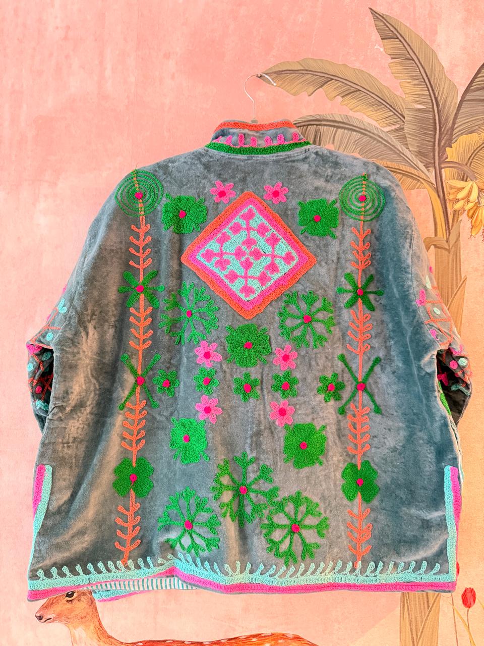 Garden Mosaic Embroidered Jacket