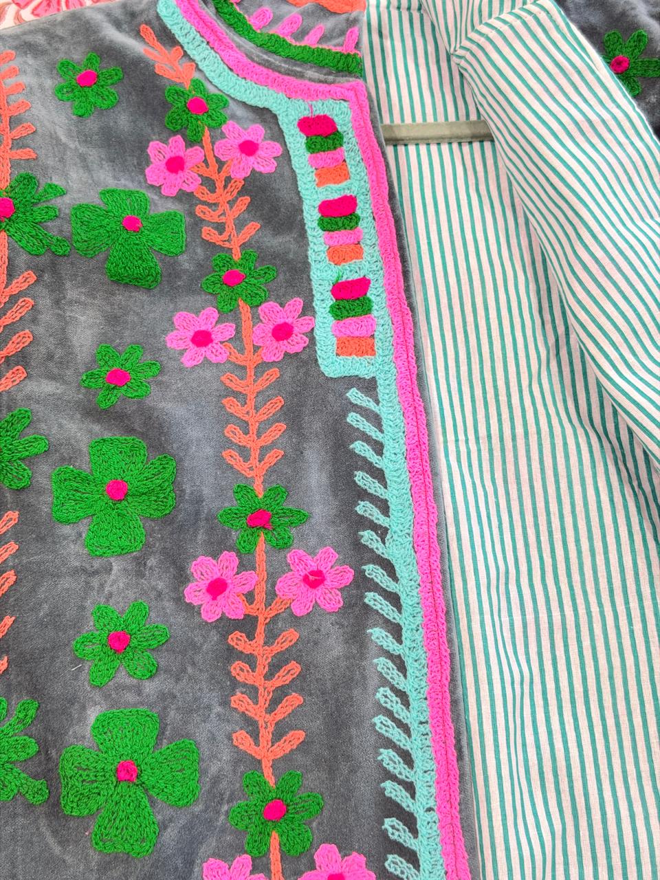 Garden Mosaic Embroidered Jacket