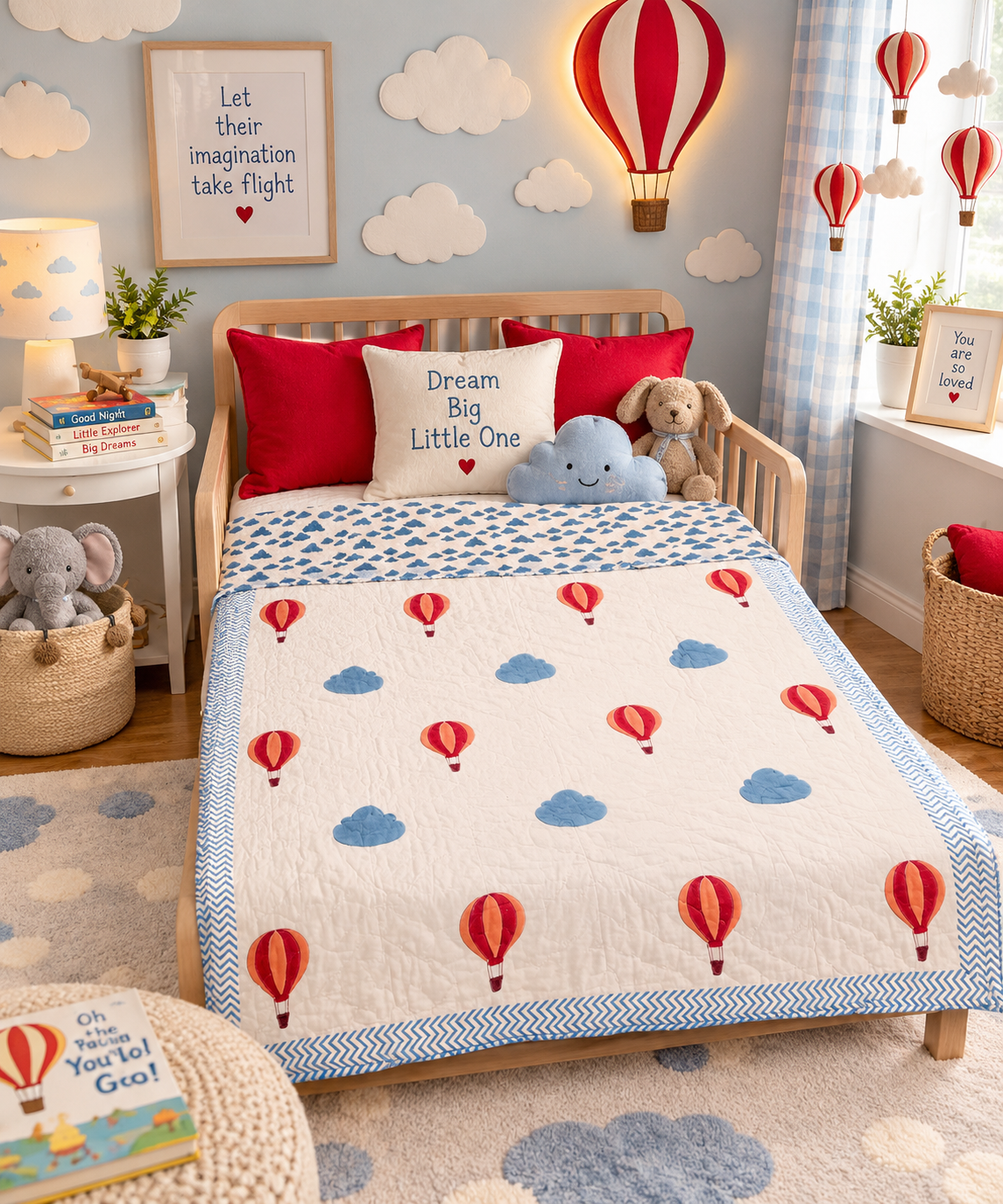 In the Sky Toddler Quilt
