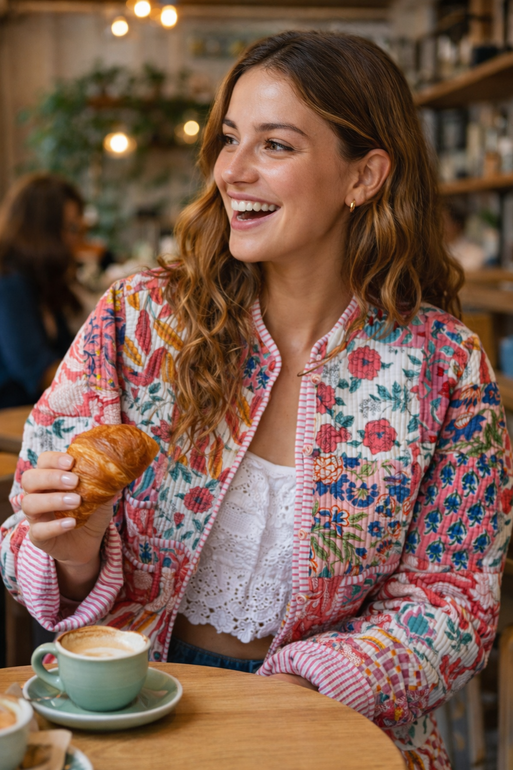Gulaabi Boho Quilted Reversible Jacket