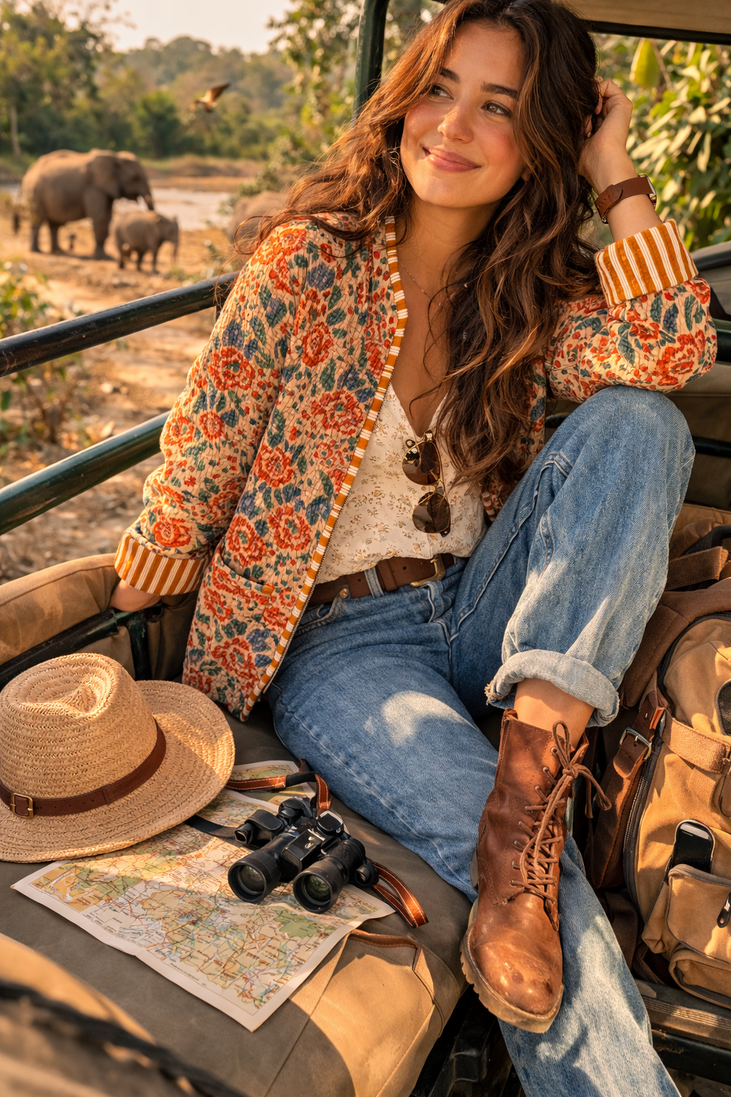 Safari Quilted Jacket