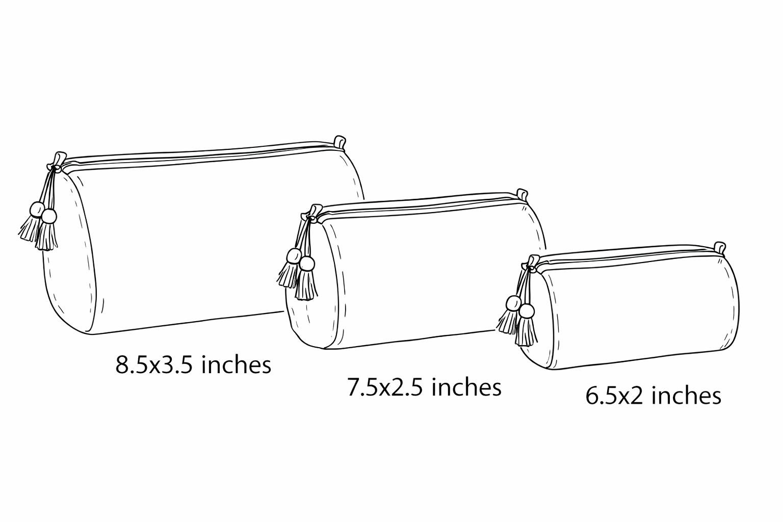 Green Garden Vanity Pouches