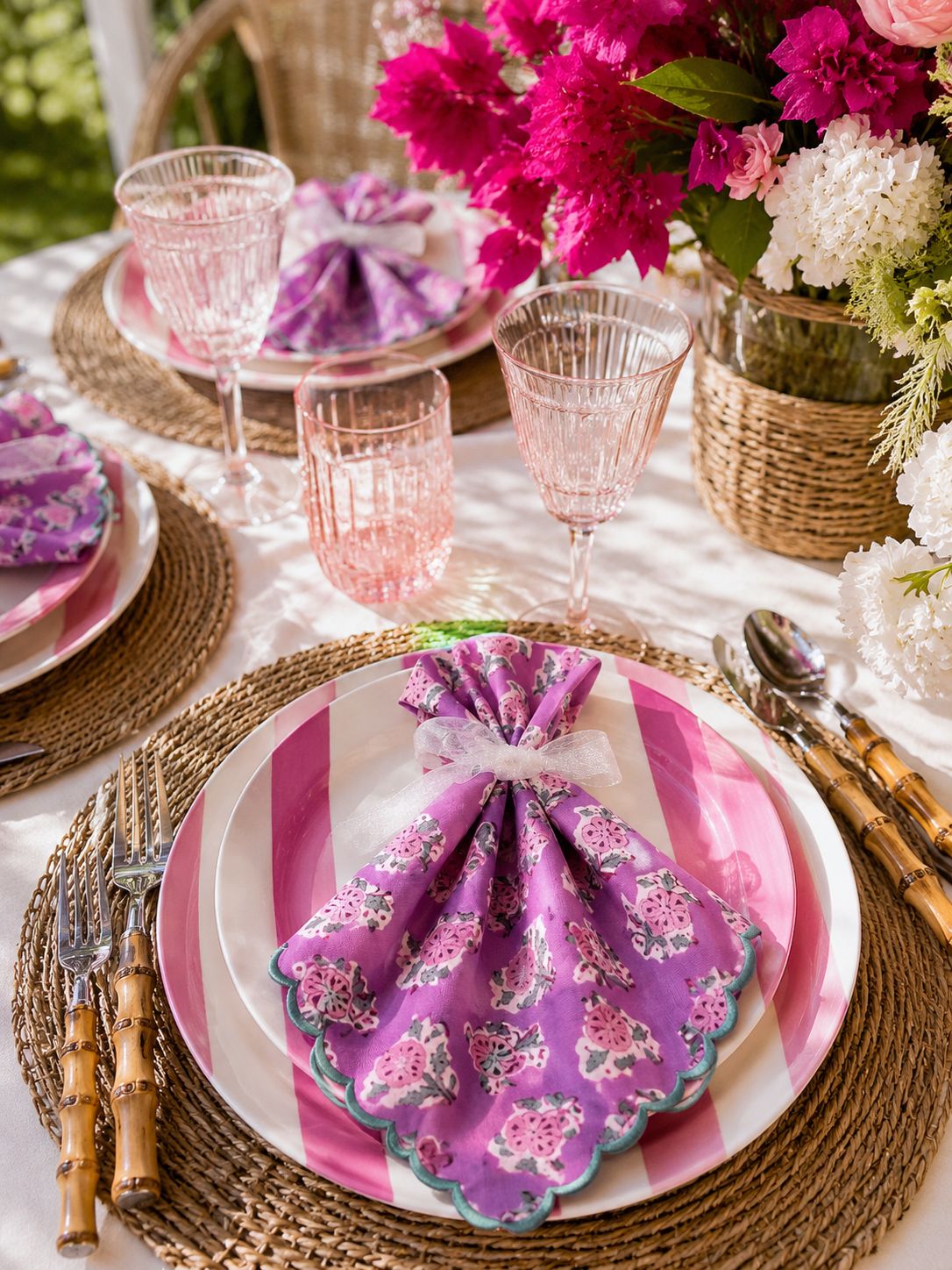 Lilac Bouquet Napkin Set of 6