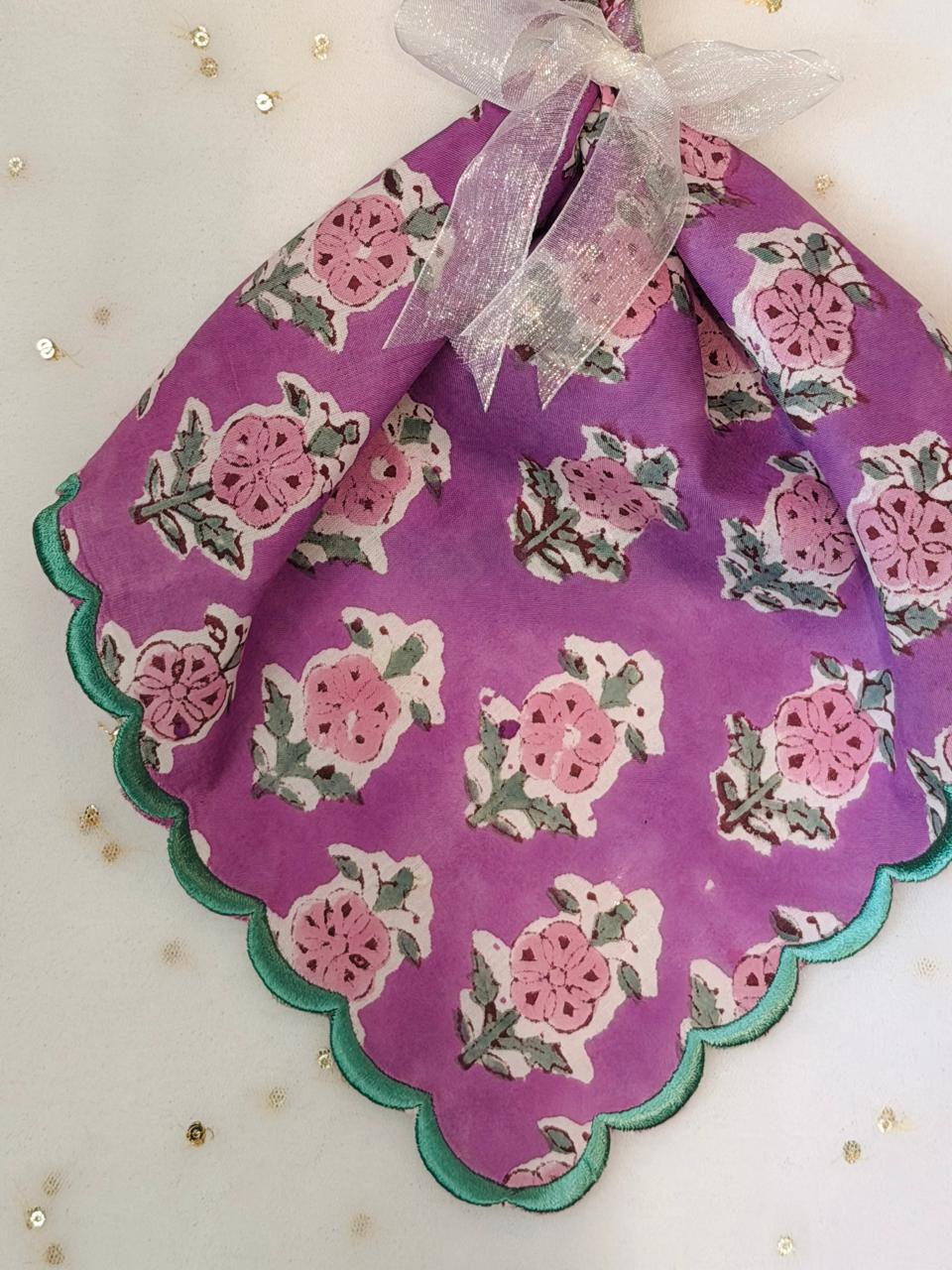 Lilac Bouquet Napkin Set of 6