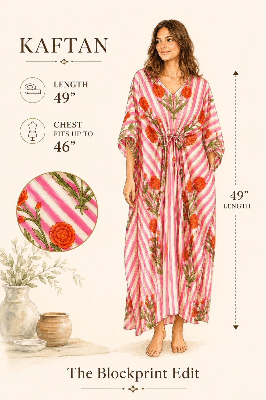 Lavender Bloom Kaftan