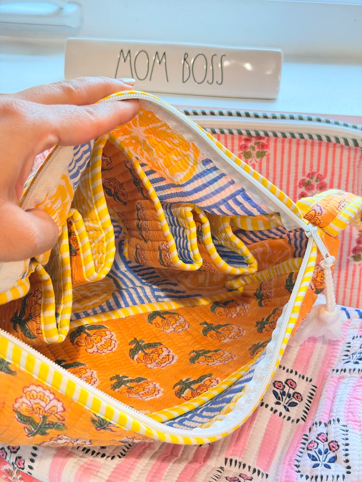 Marigold Bloom Hair Tool Cover