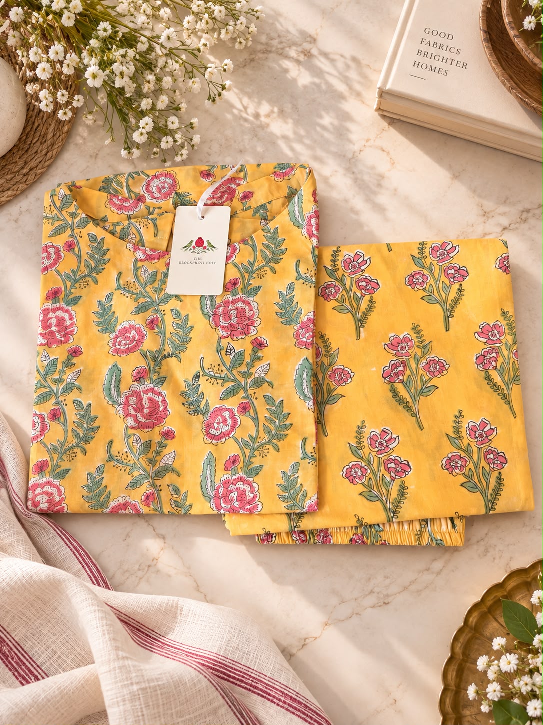 Marigold Bloom Printed Co-ord Set
