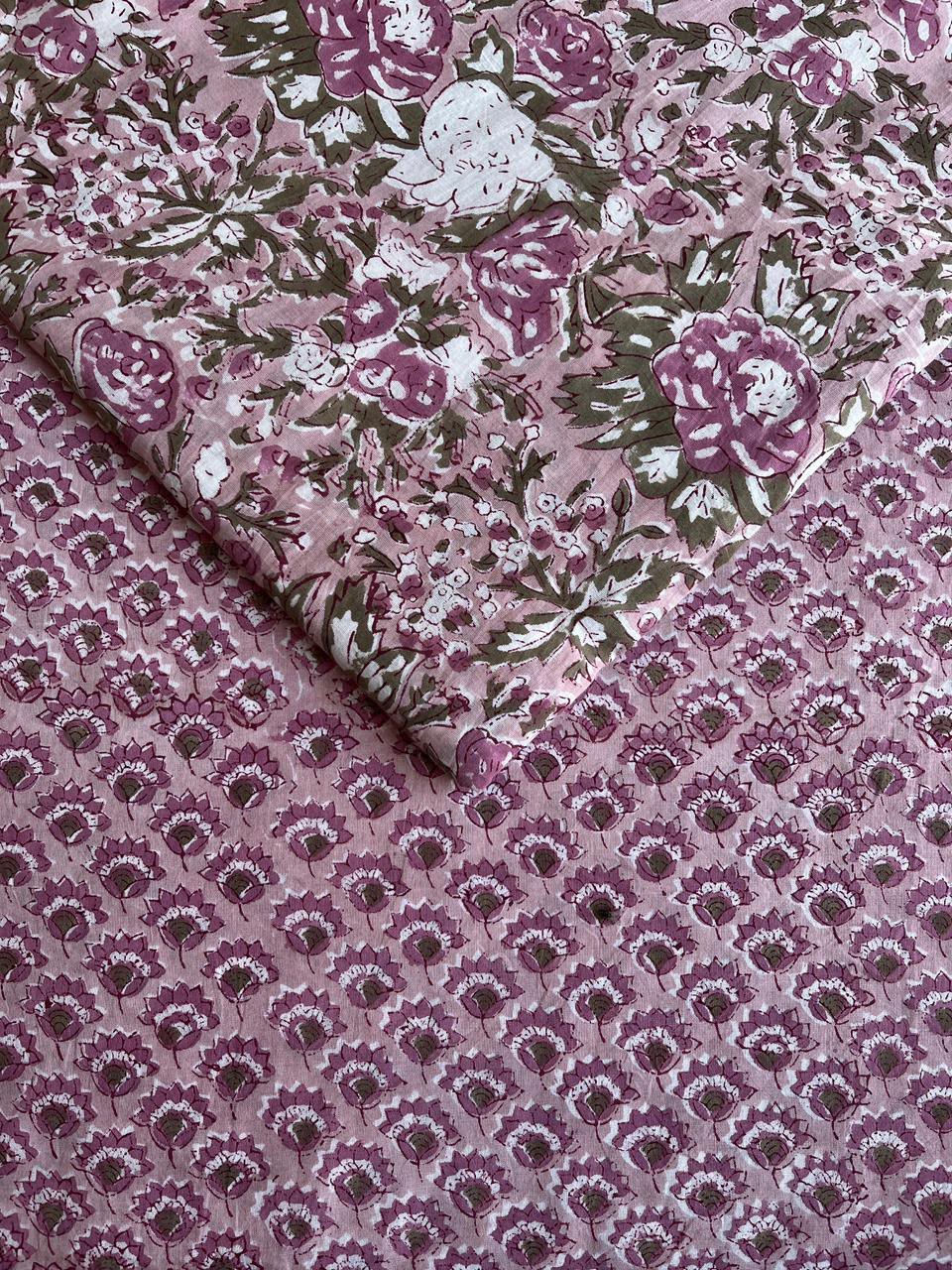 Mauve Garden Print Pyjama Co-ord Set